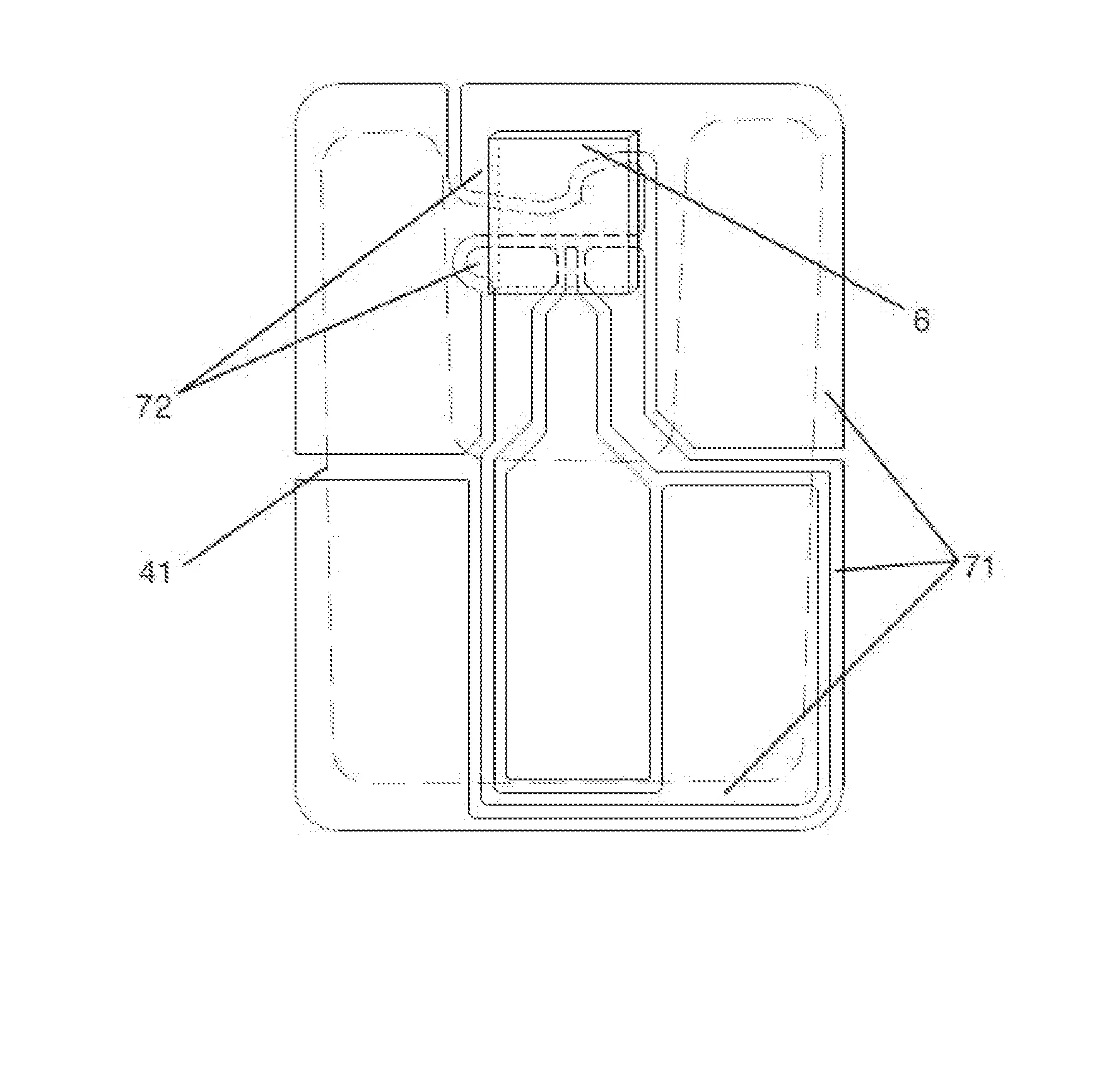 Dispositif electronique a puce et procede de fabrication par bobines