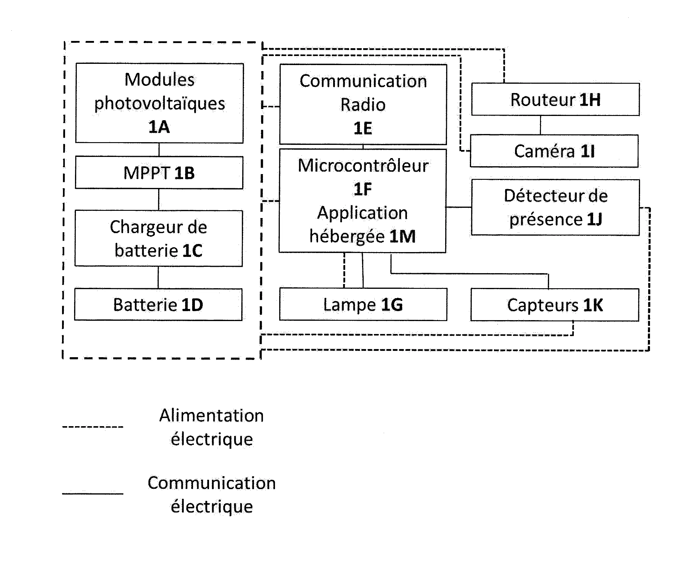 Dispositif d'eclairage contenant une camera et des capteurs et envoyant des donnees sans fil