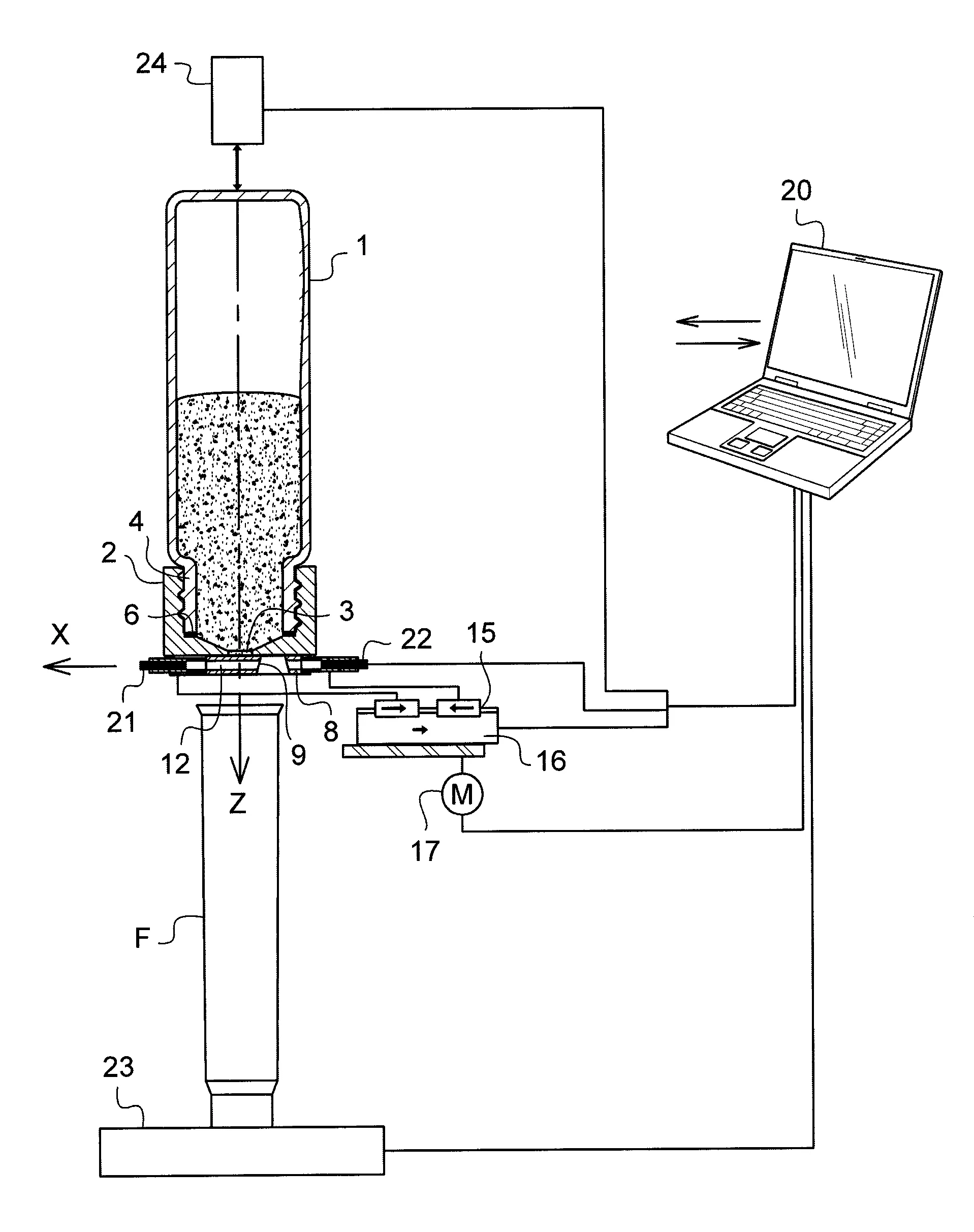 Dispositif de distribution de poudre, bouchon pour un tel dispositif et station de travail comprenant un tel dispositif