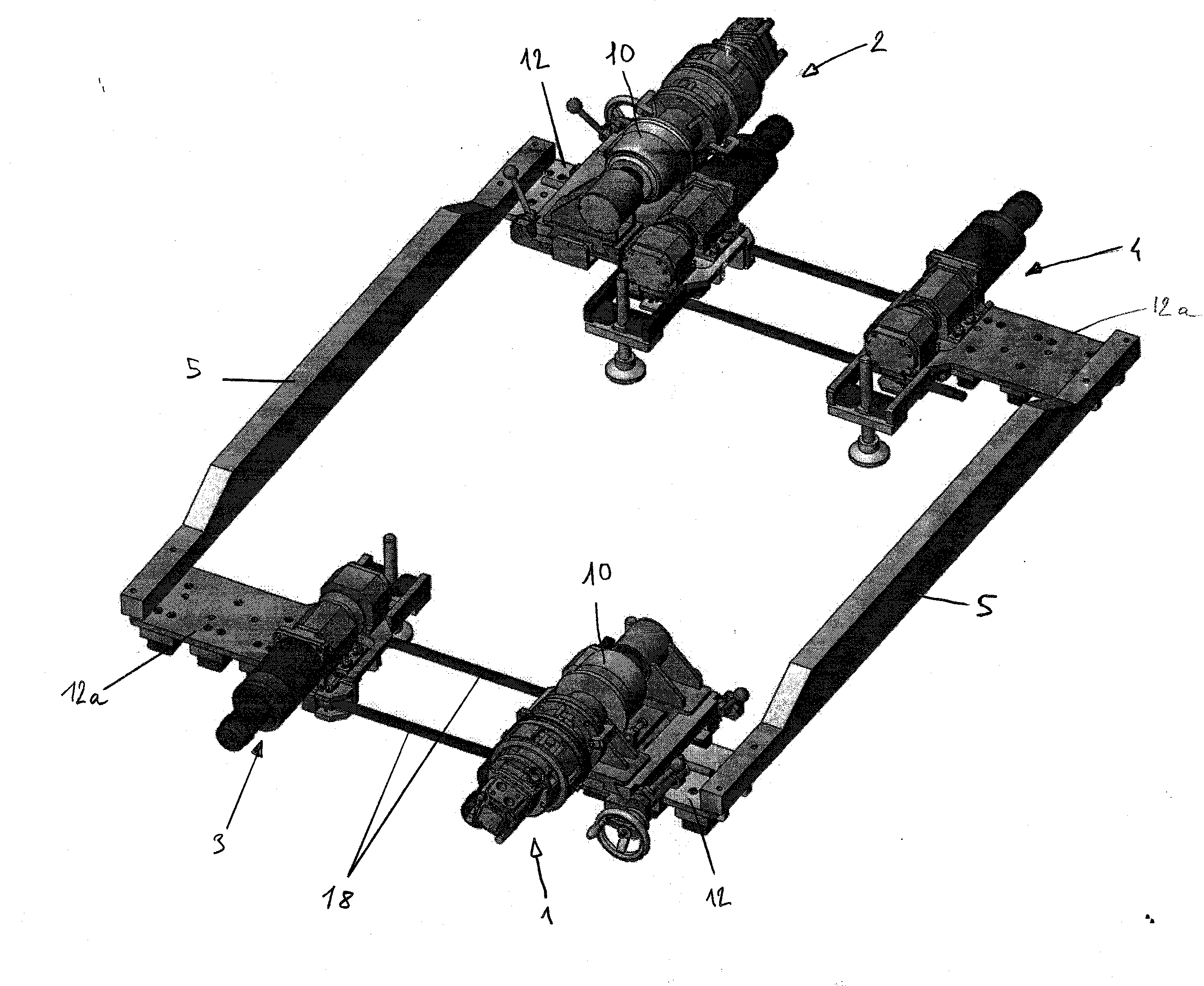 Dispositif d'usinage sur rail pour reprofilage de roues