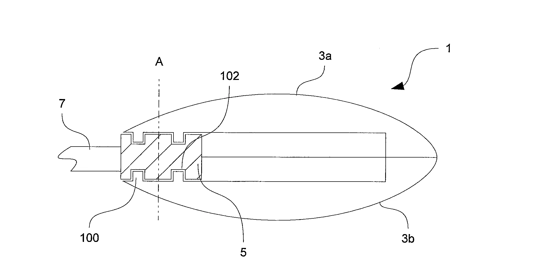 Cle a insert escamotable et module de deploiement correspondant