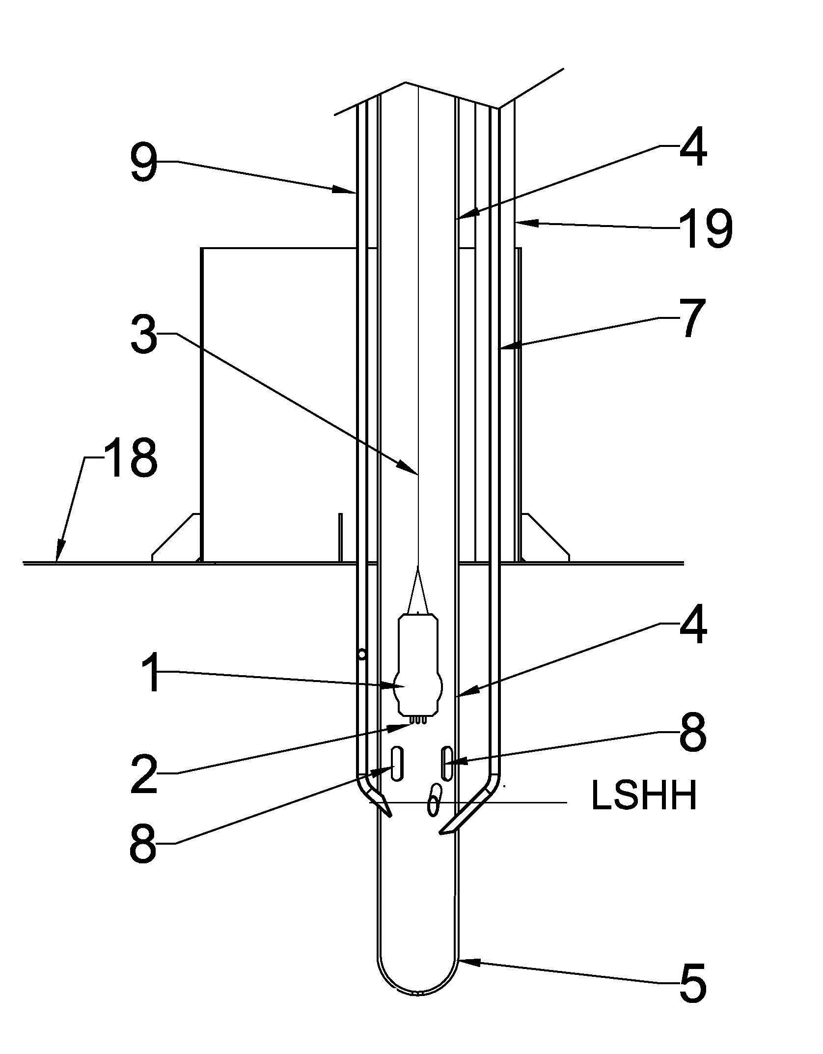 Dispositif et procede de detection du sur-remplissage d'un reservoir de gaz liquefie basse temperature