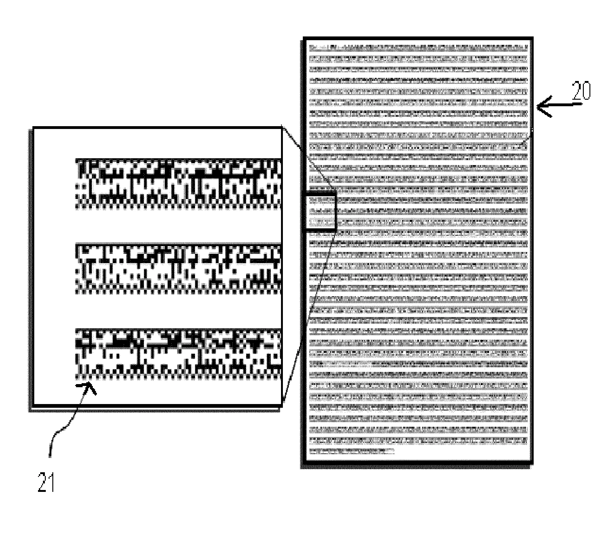 Procede de generation d'un code bidimensionnel global lineaire
