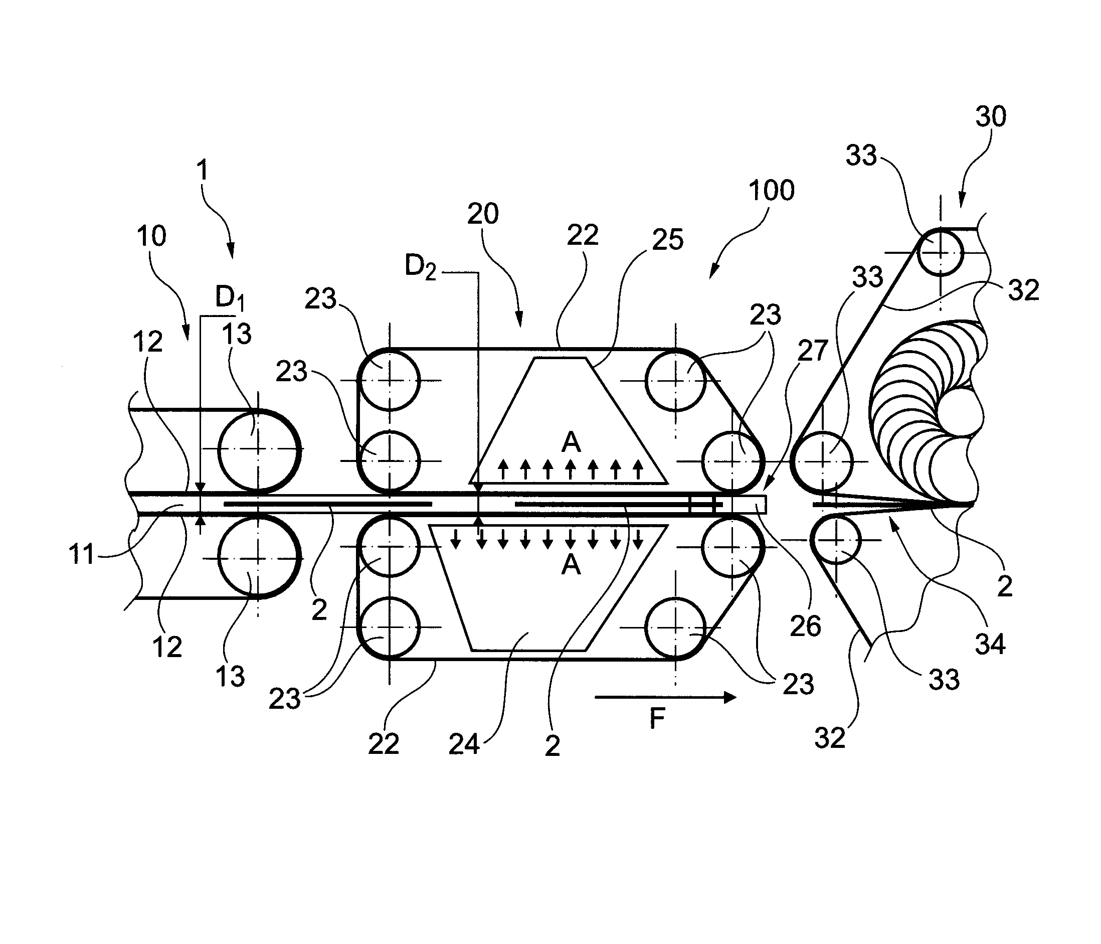 Machine de tri d'objets plats sur chant avec detection de prise multiple