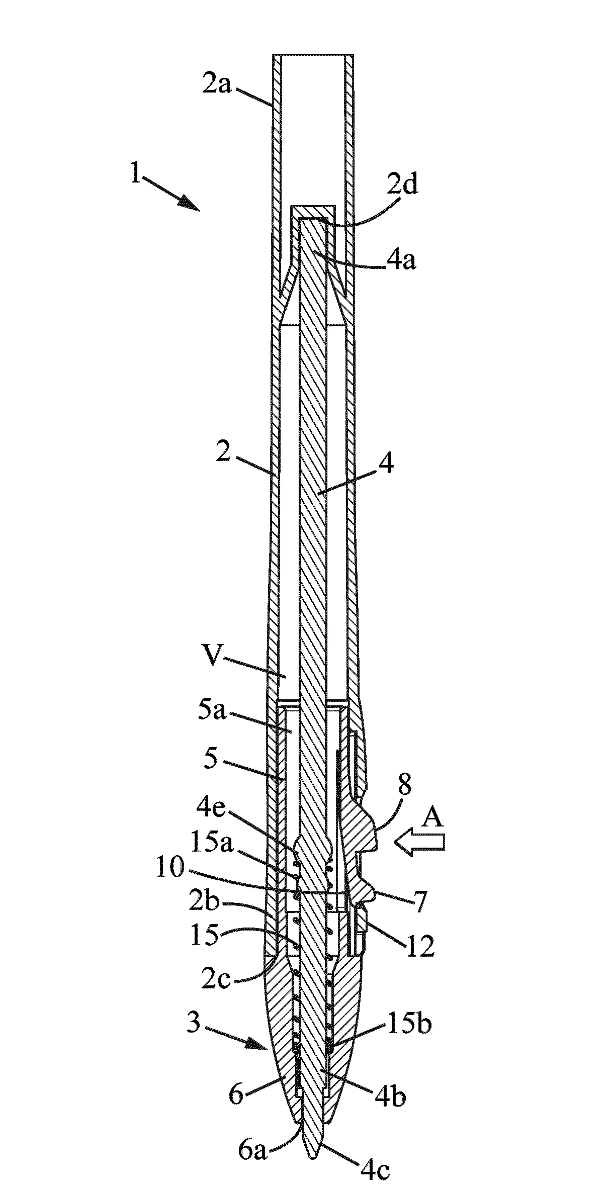 Instrument d'ecriture a element protecteur de pointe retractable