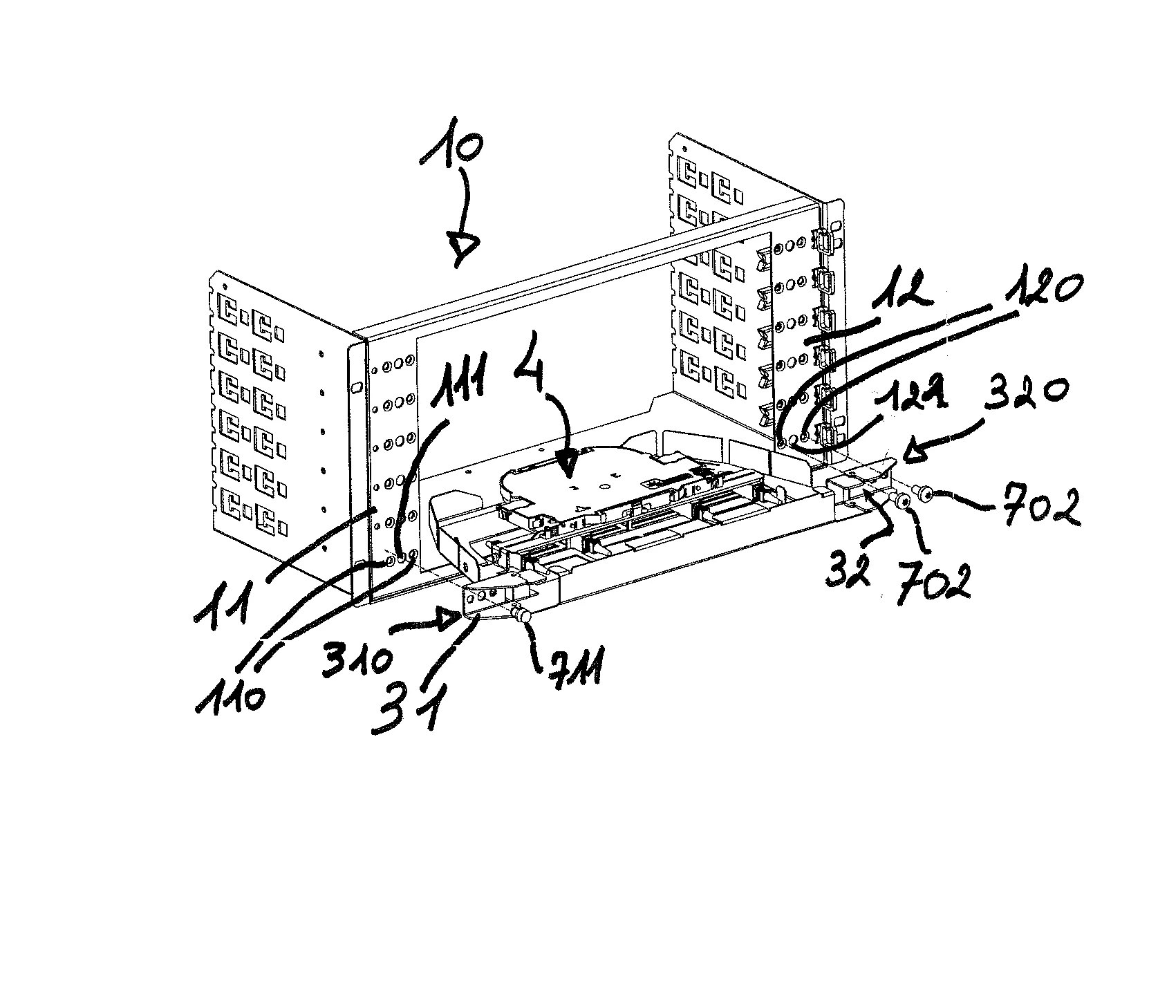 Dispositif de connexion et/ou de stockage de cables et procede de montage correspondant