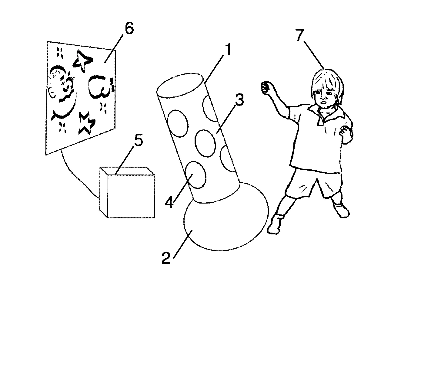 Dispositif interactif basculant pour jeux video
