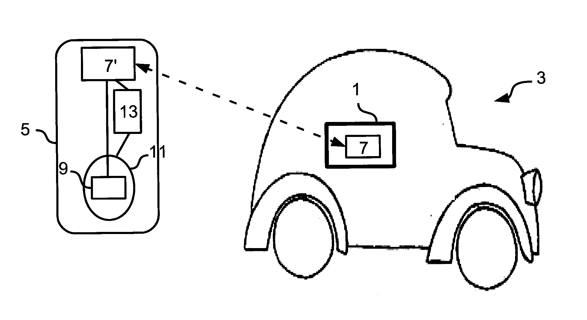 Dispositif de manoeuvre automatique comprenant un boitier de commande a distance