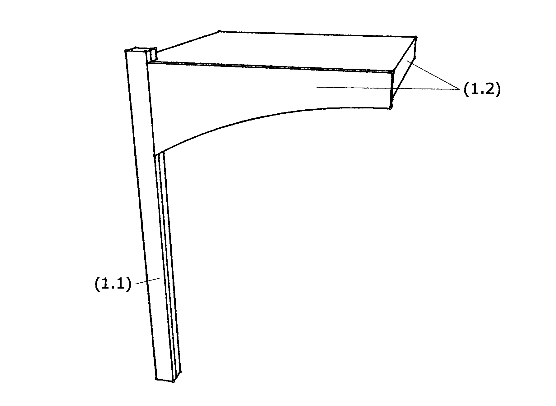 Structure poteau-plateau
