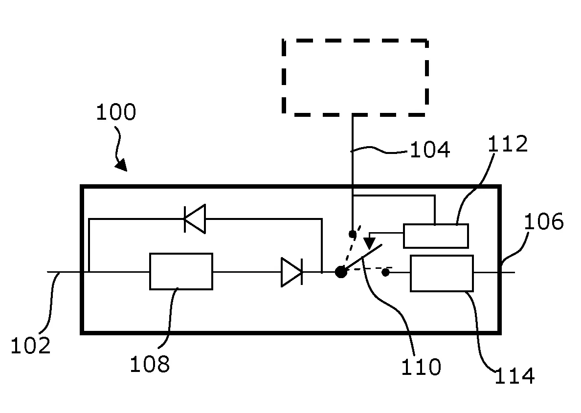 Module, circuit et procede de communication pour dispositif de detection et capteur comprenant un tel module.