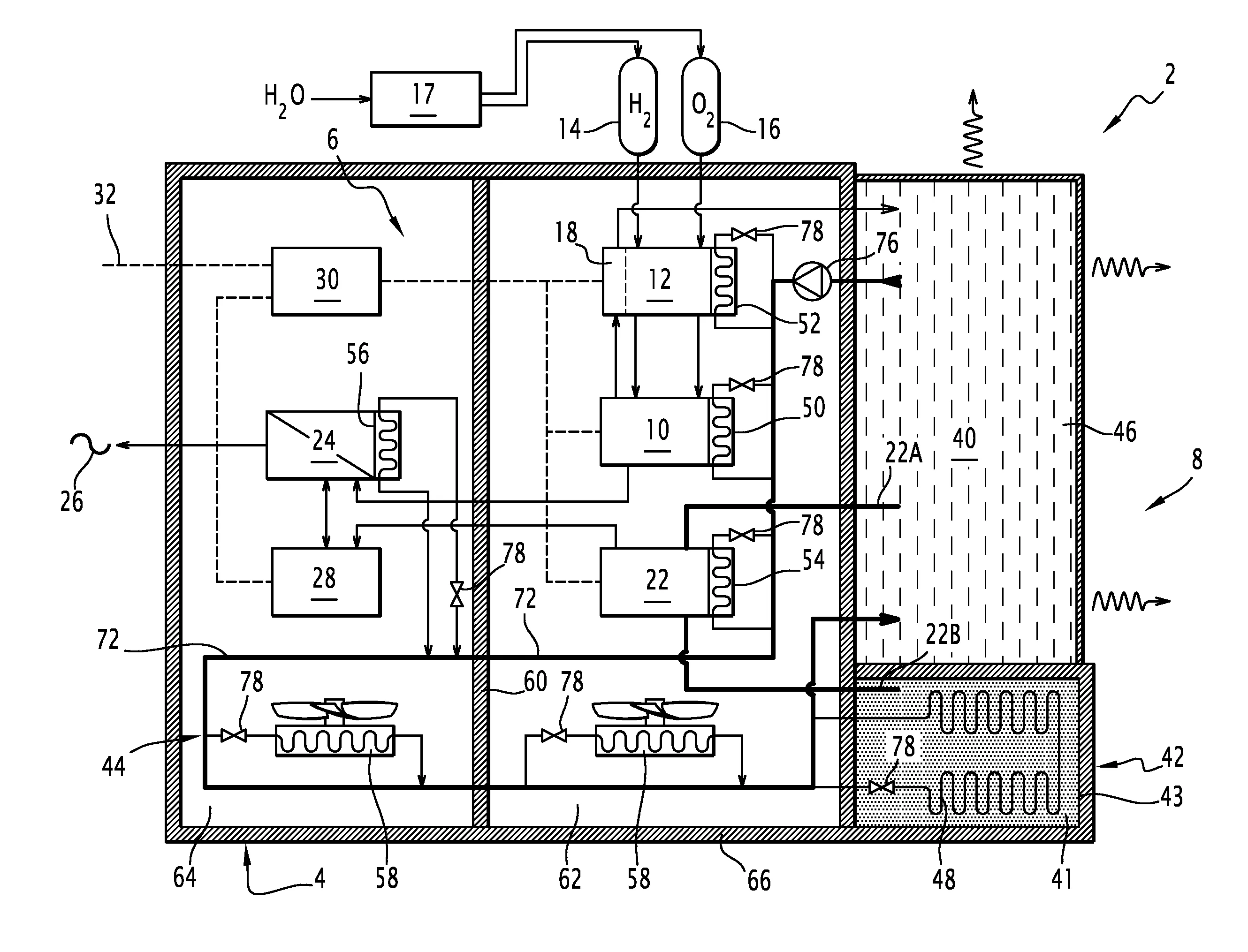 Systeme de production d'energie electrique a pile a combustible