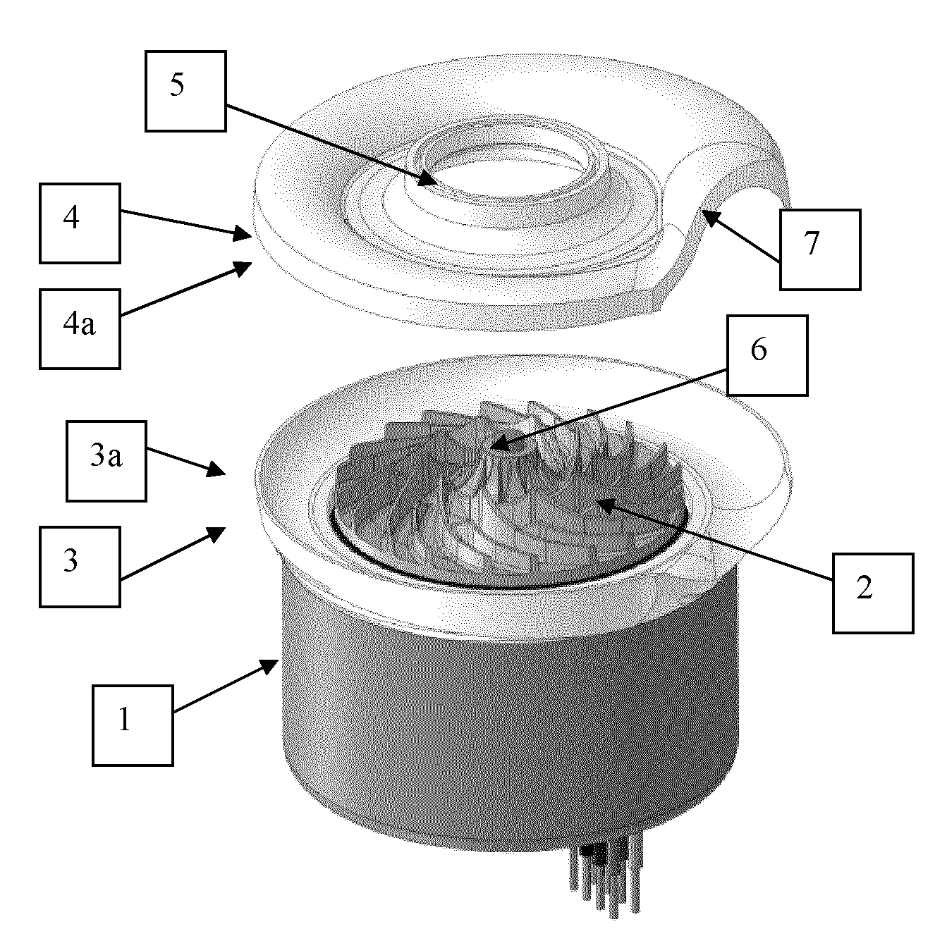 Turbine pour appareil d'assistance respiratoire a etancheite gazeuse amelioree