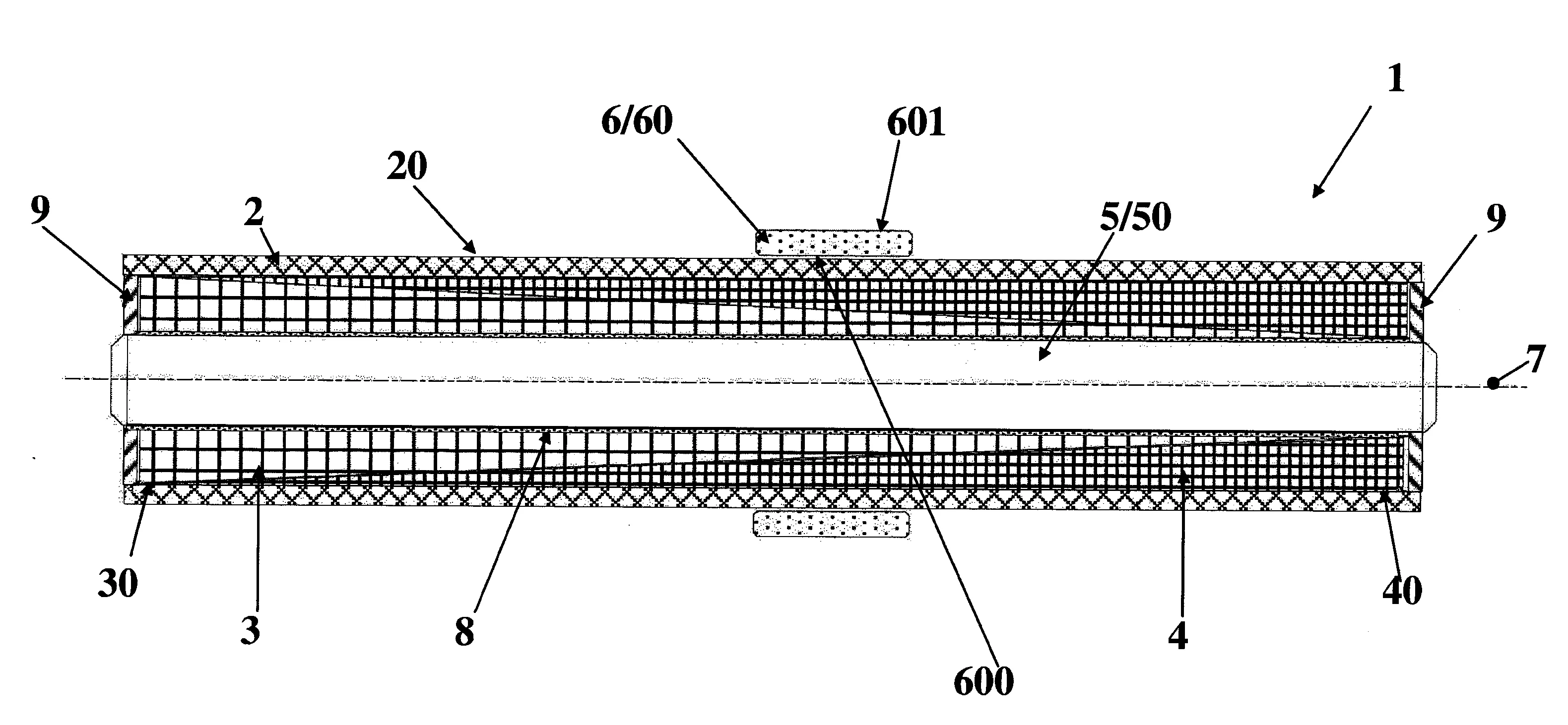 Capteur electromagnetique de deplacement lineaire