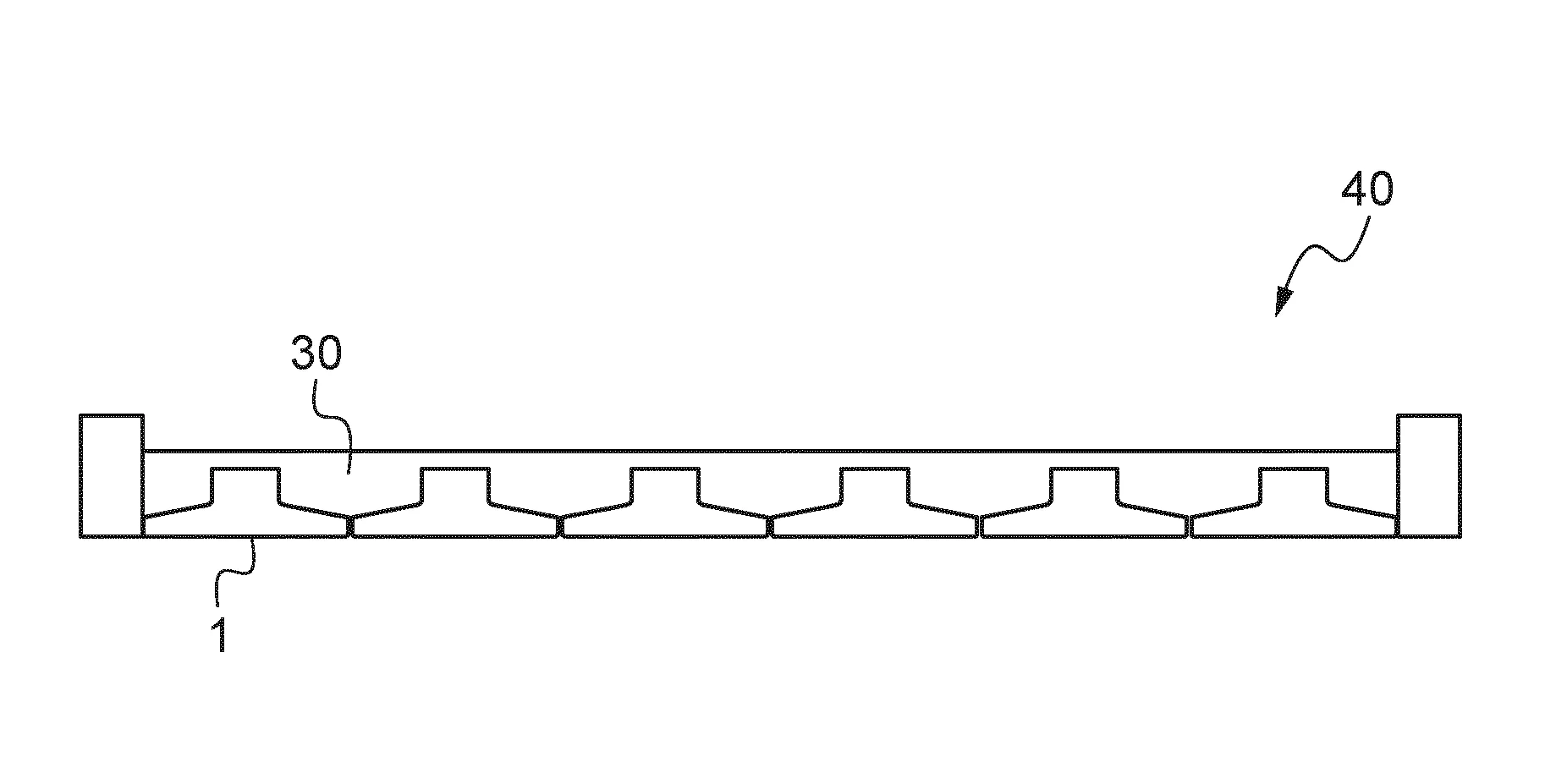 Ensemble de longeron a armature coulissante
