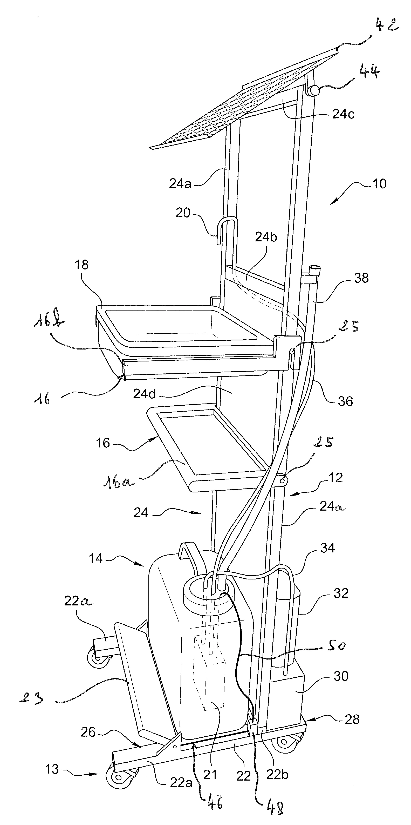 Dispositif sanitaire mobile de toilette