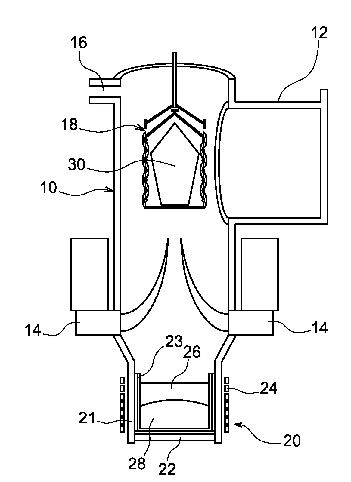 Procede et installation d'incineration, fusion et vitrification
de dechets organiques et metalliques