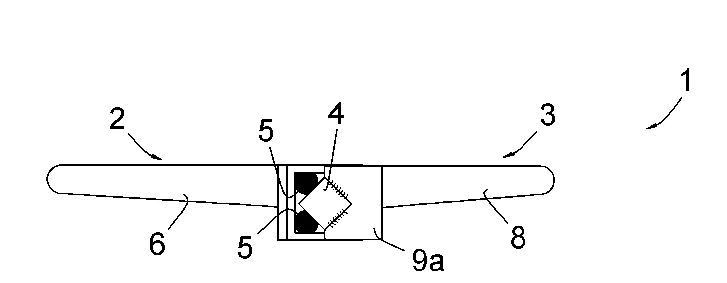 Prothese d'articulation de doigt, en particulier inter-phalangienne ou metacarpo-phalangienne