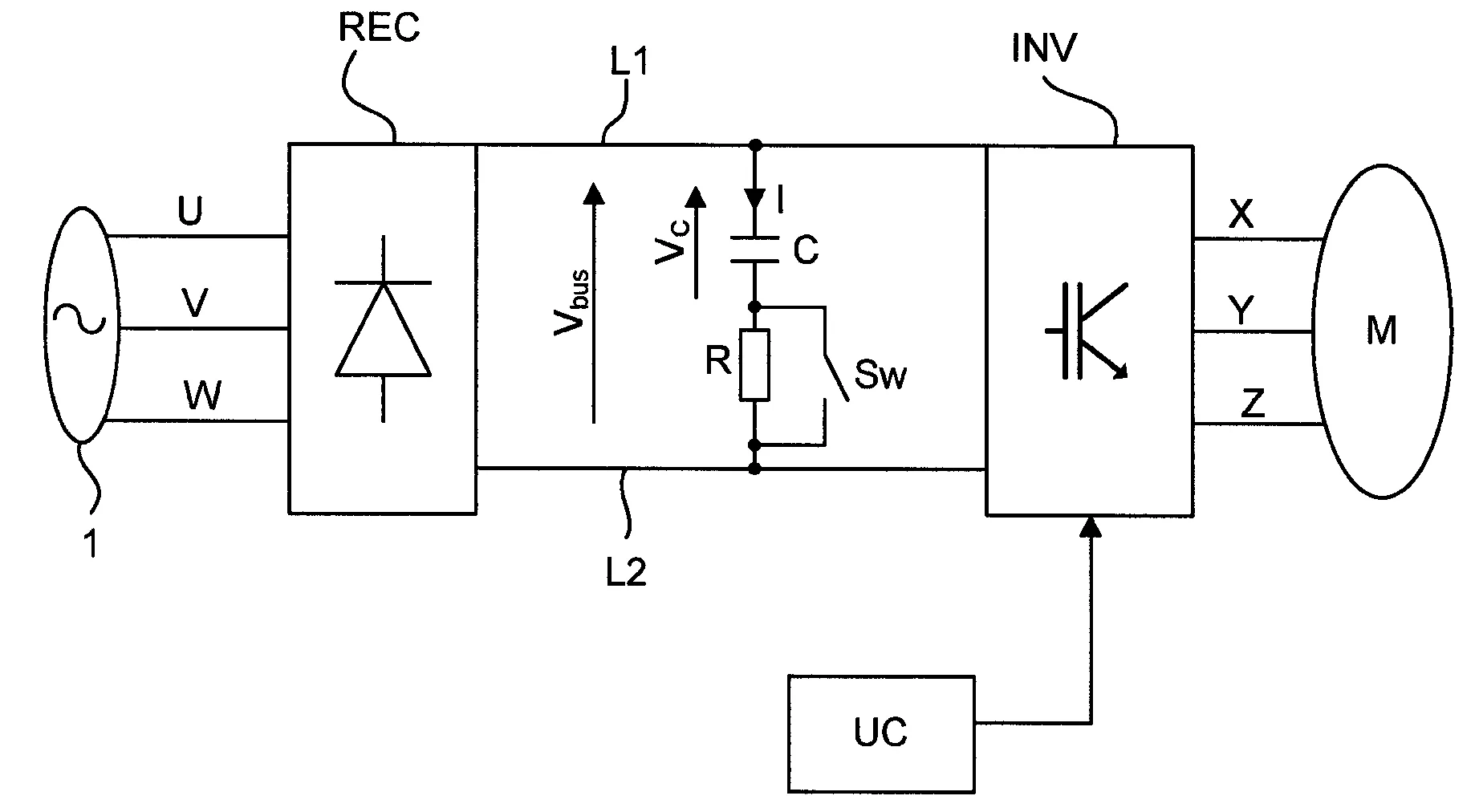 Procede de commande mis en œuvre dans un variateur de vitesse pour la deceleration d'un moteur electrique