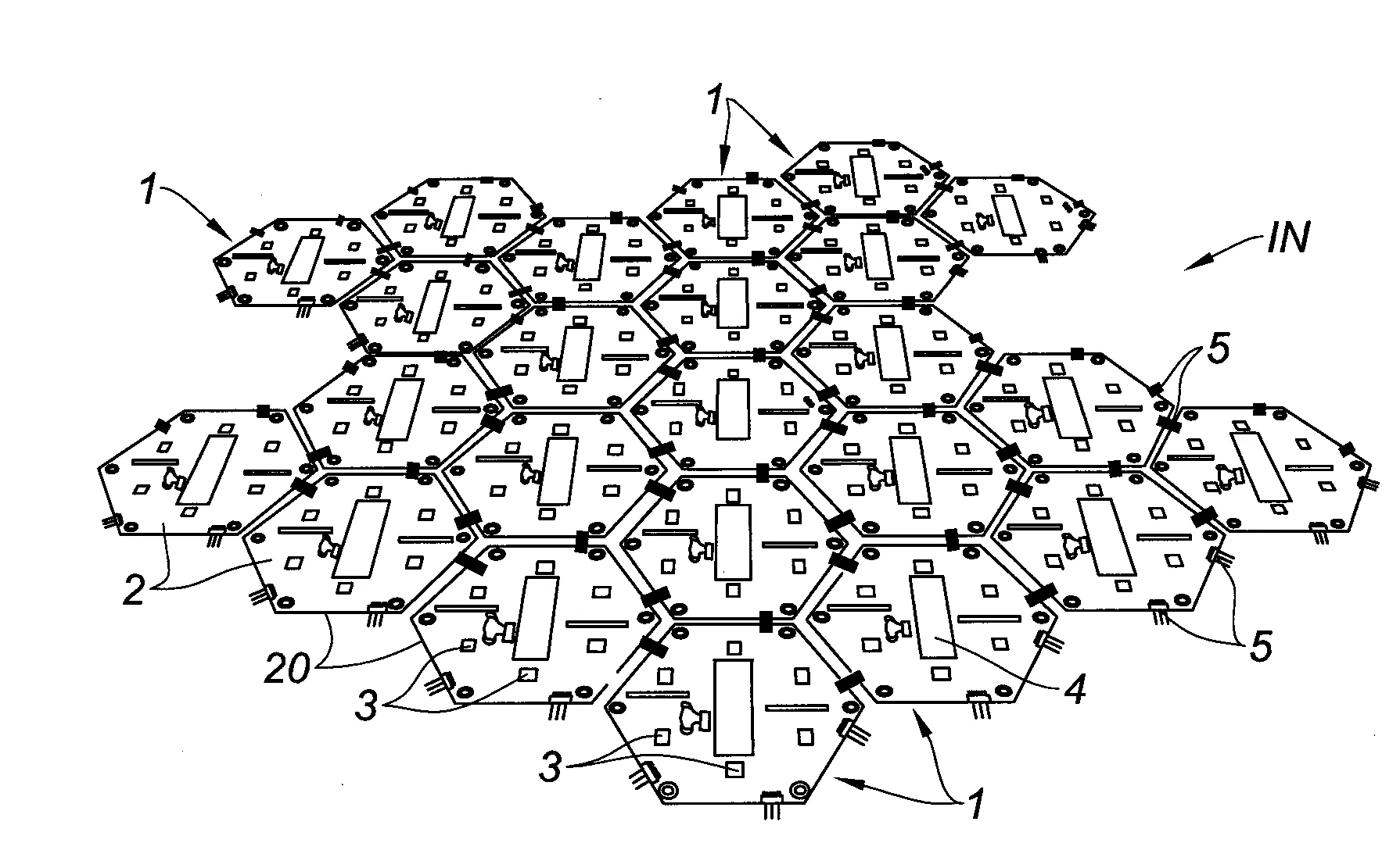 Module programmable pour une installation modulaire d’emetteurs de signaux et procede de pilotage de l’installation