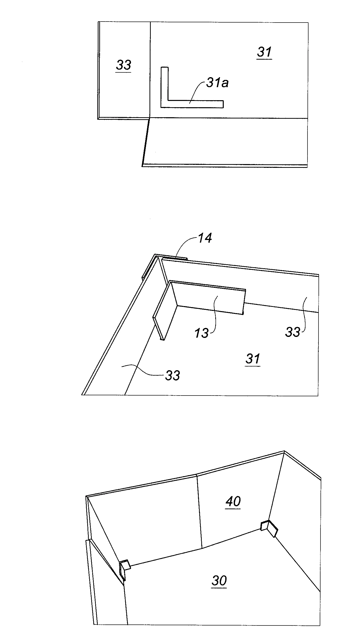 Fond de container en kit, container comprenant le fond de container