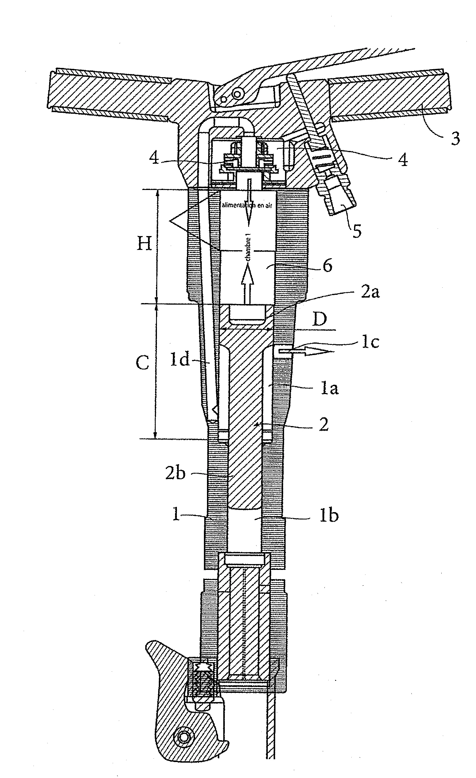 Outil de percussion pneumatique