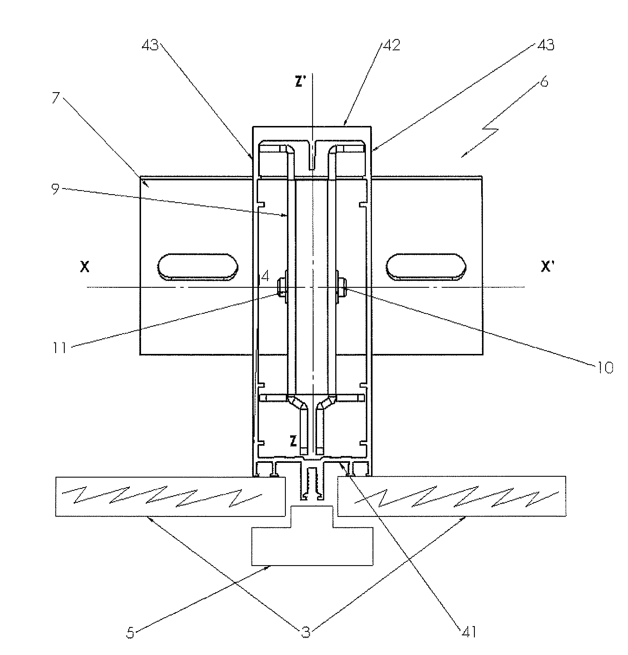 Procede et dispositif pour la fixation au sol d'un profile de facade, dit epine, et facade equipee d'un tel dispositif
