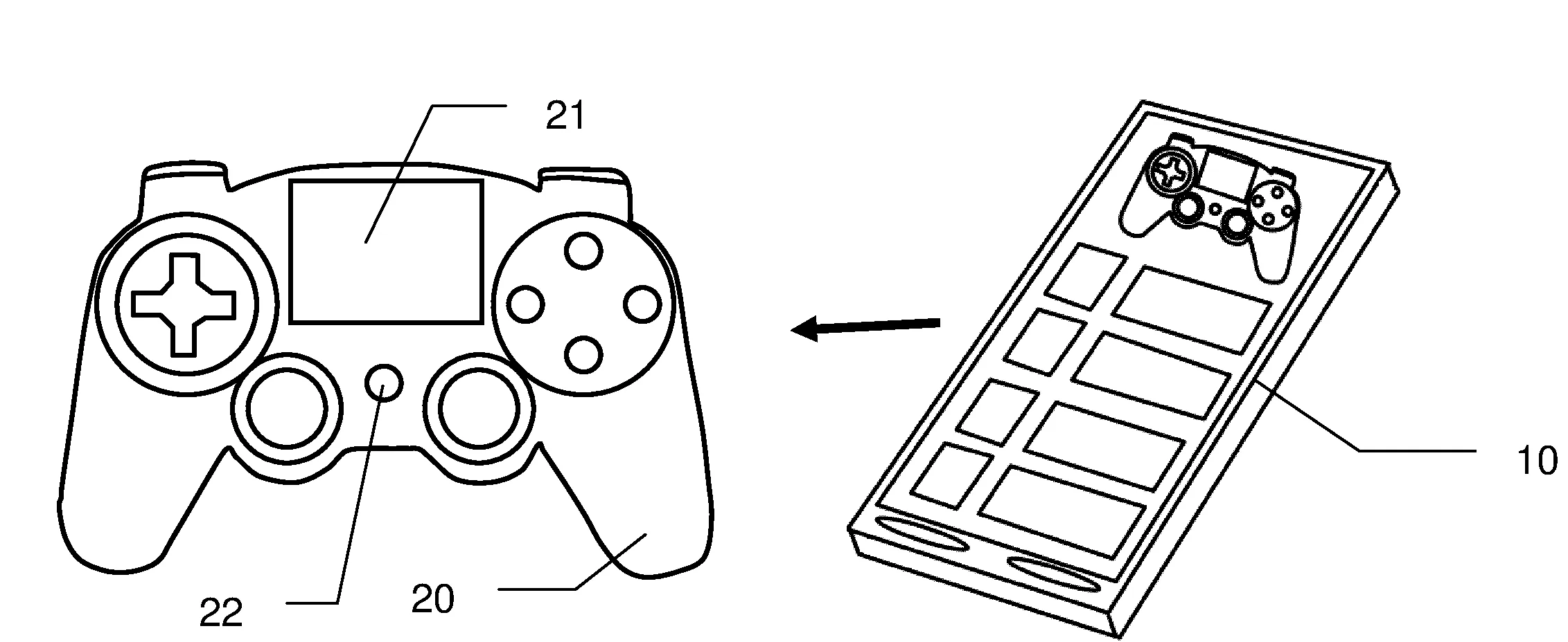 Dispositif de jeu video