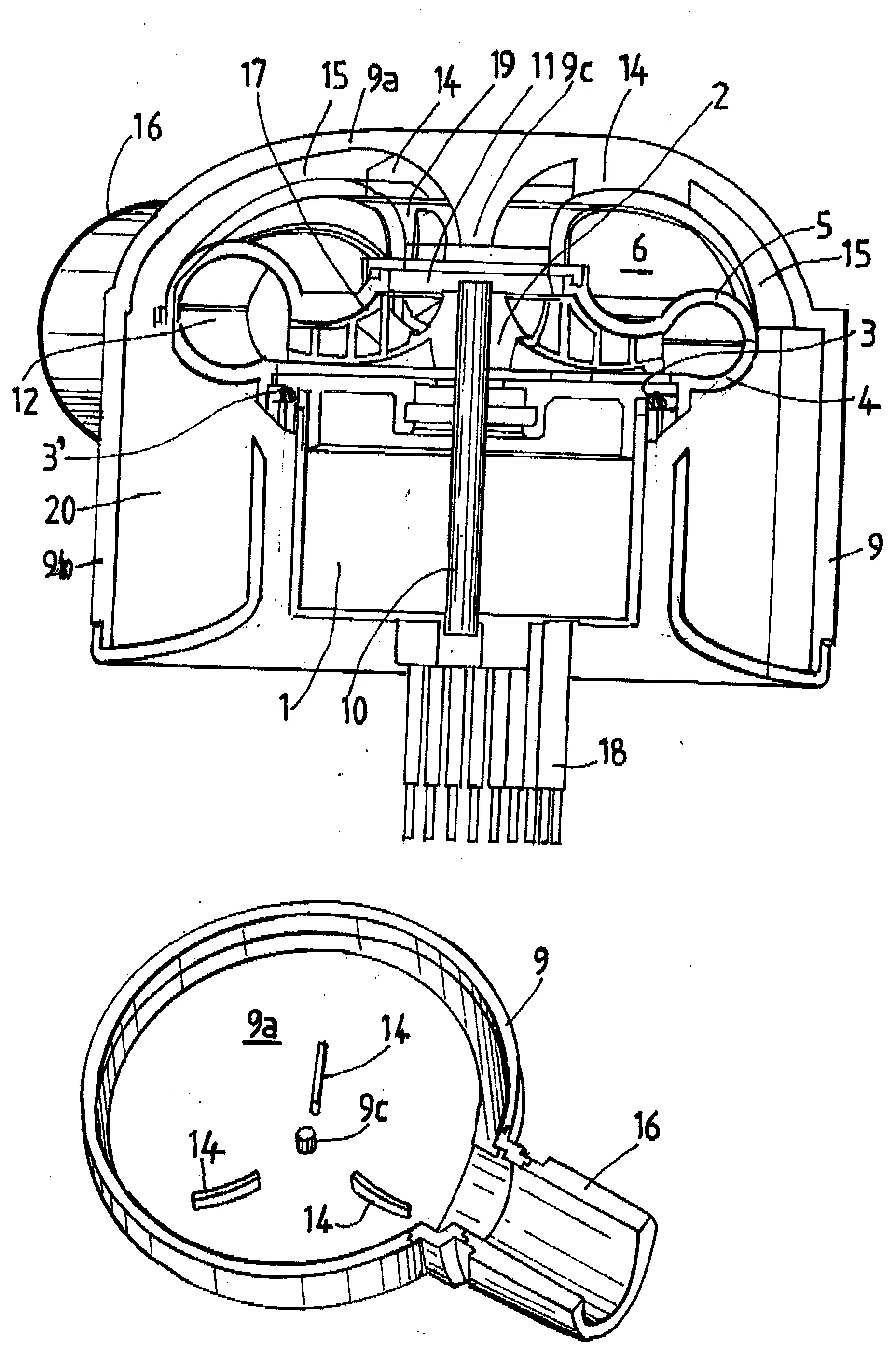 Appareil d’assistance respiratoire a turbine motorisee et butees