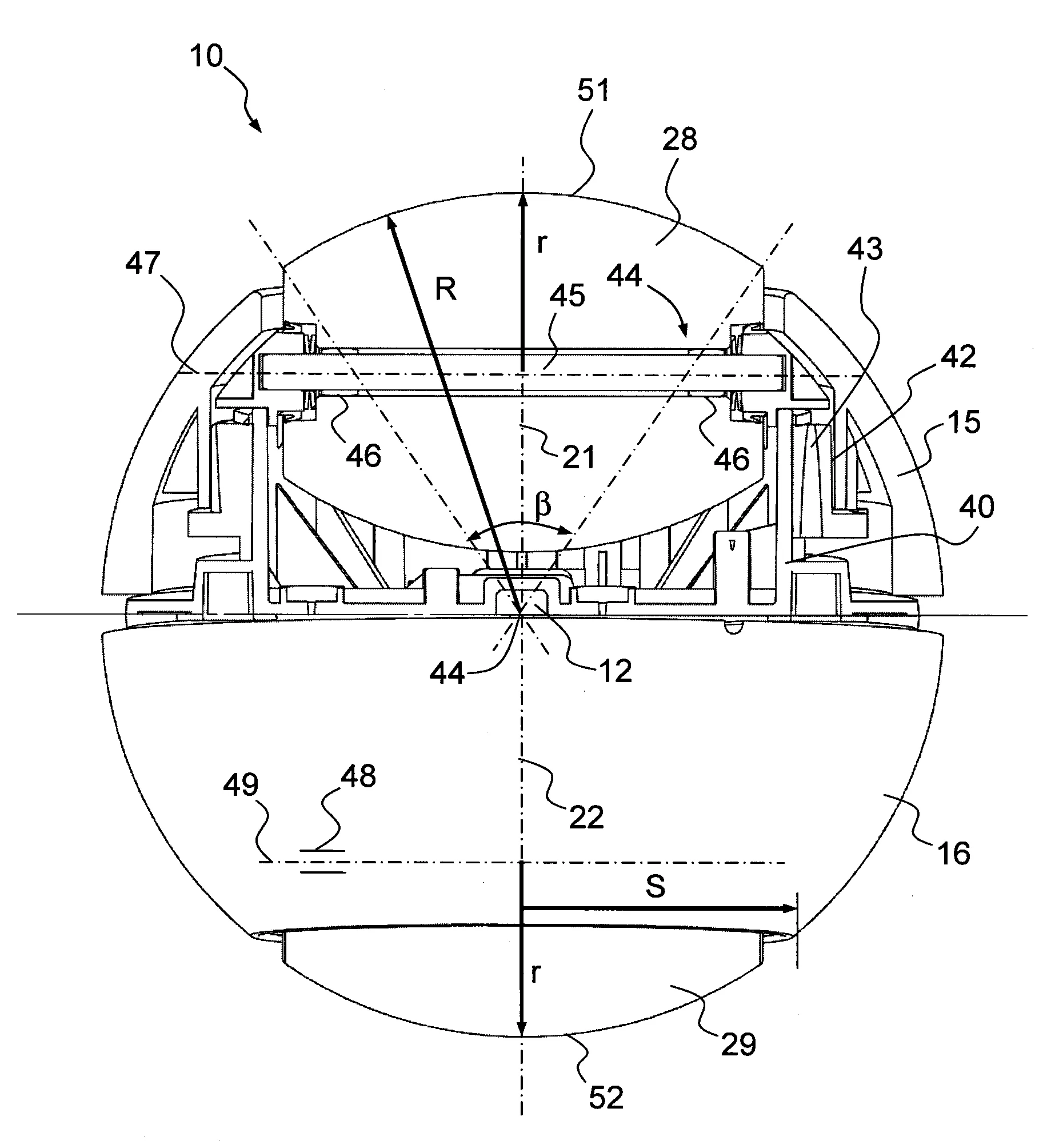 Roue spherique destinee a mouvoir un vehicule et vehicule mettant en œuvre la roue