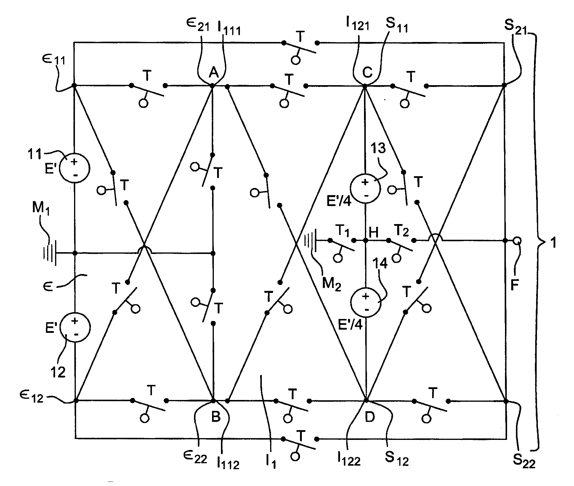 Structure de convertisseurs multi-niveaux