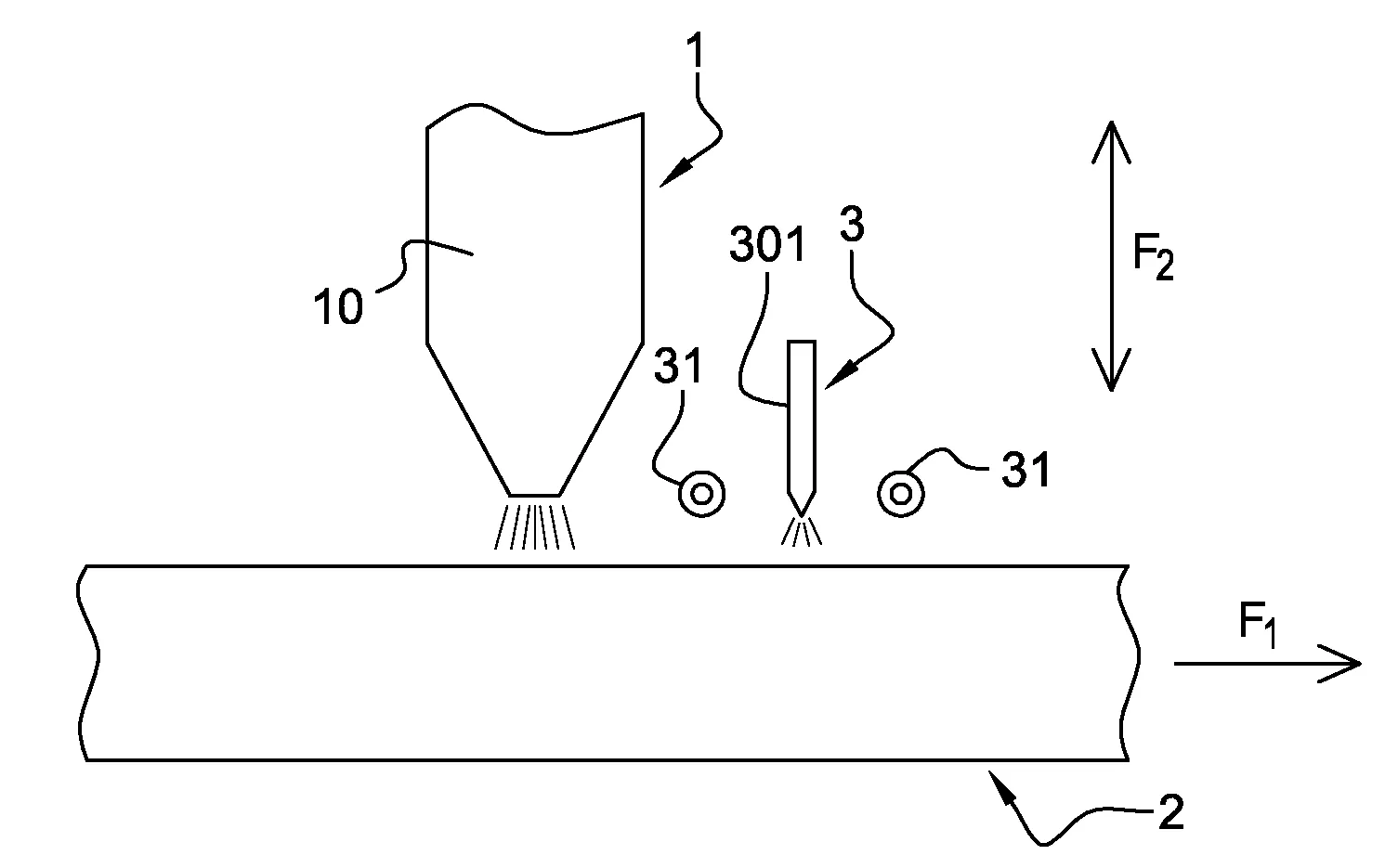 Procede et installation de traitement de pieces afin d'augmenter l'adherence.