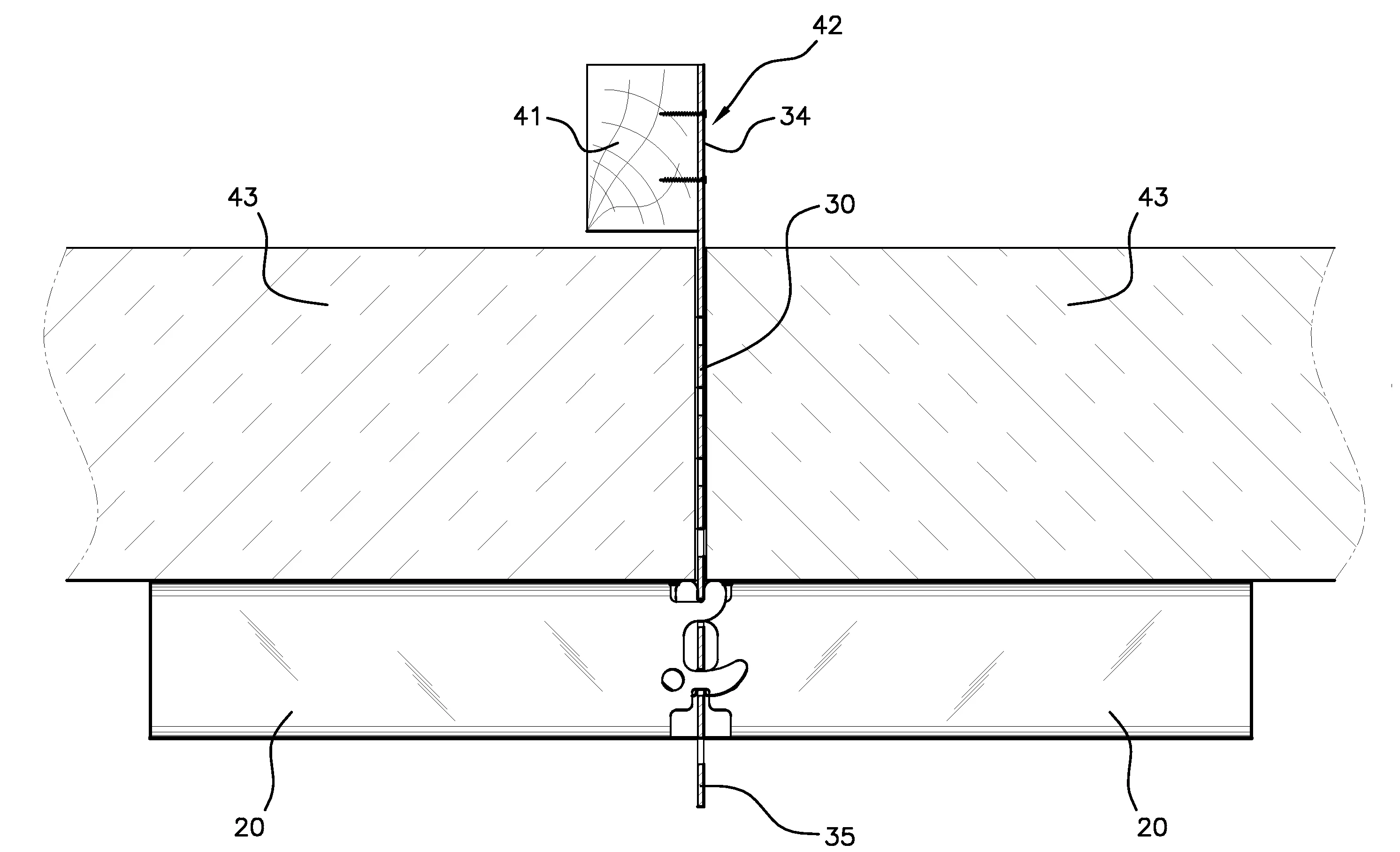 Dispositif de maintien d'une nappe isolante, paroi, procede d'assemblage et support
