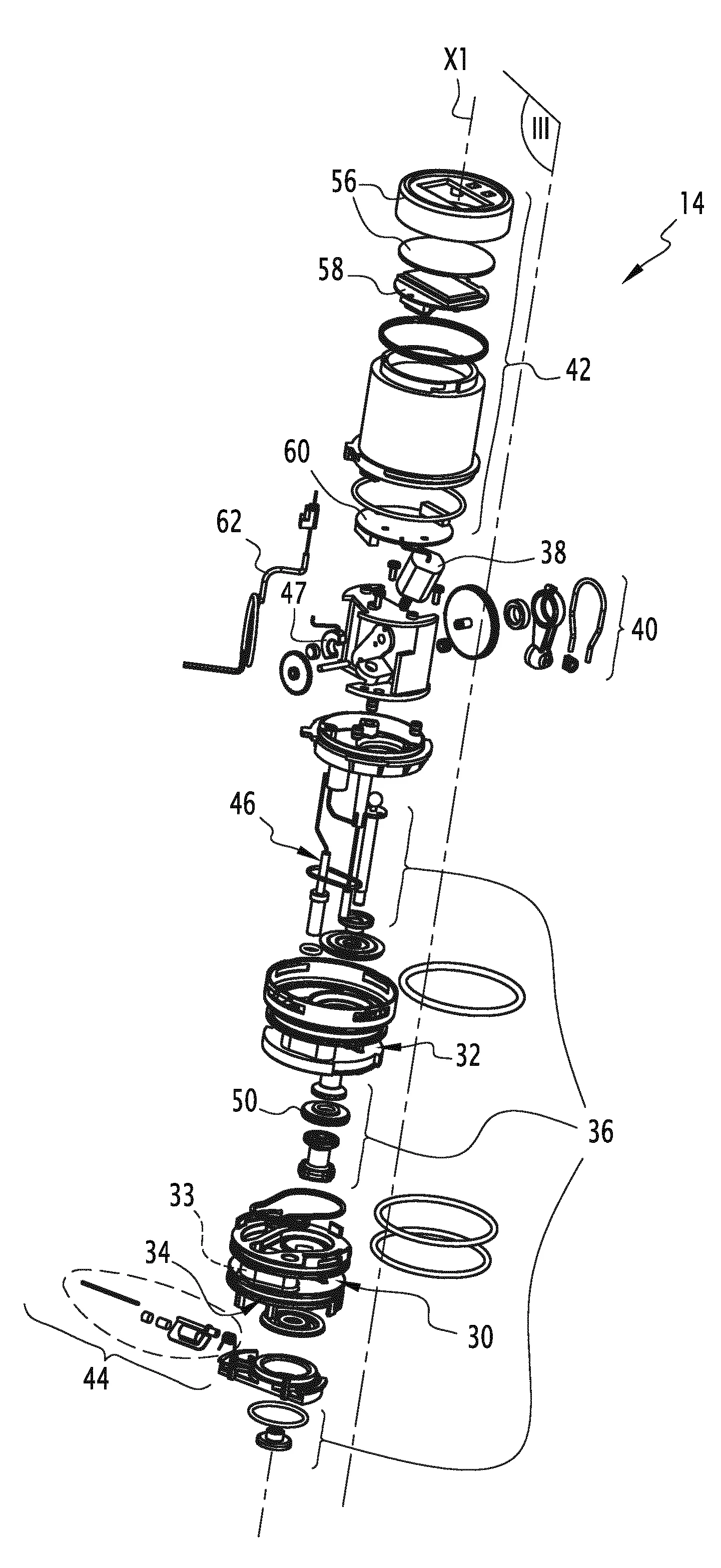 Procede de determination d'une loi de commande d'une vanne d'une cartouche thermostatique electronique, cartouche et mitigeur associes