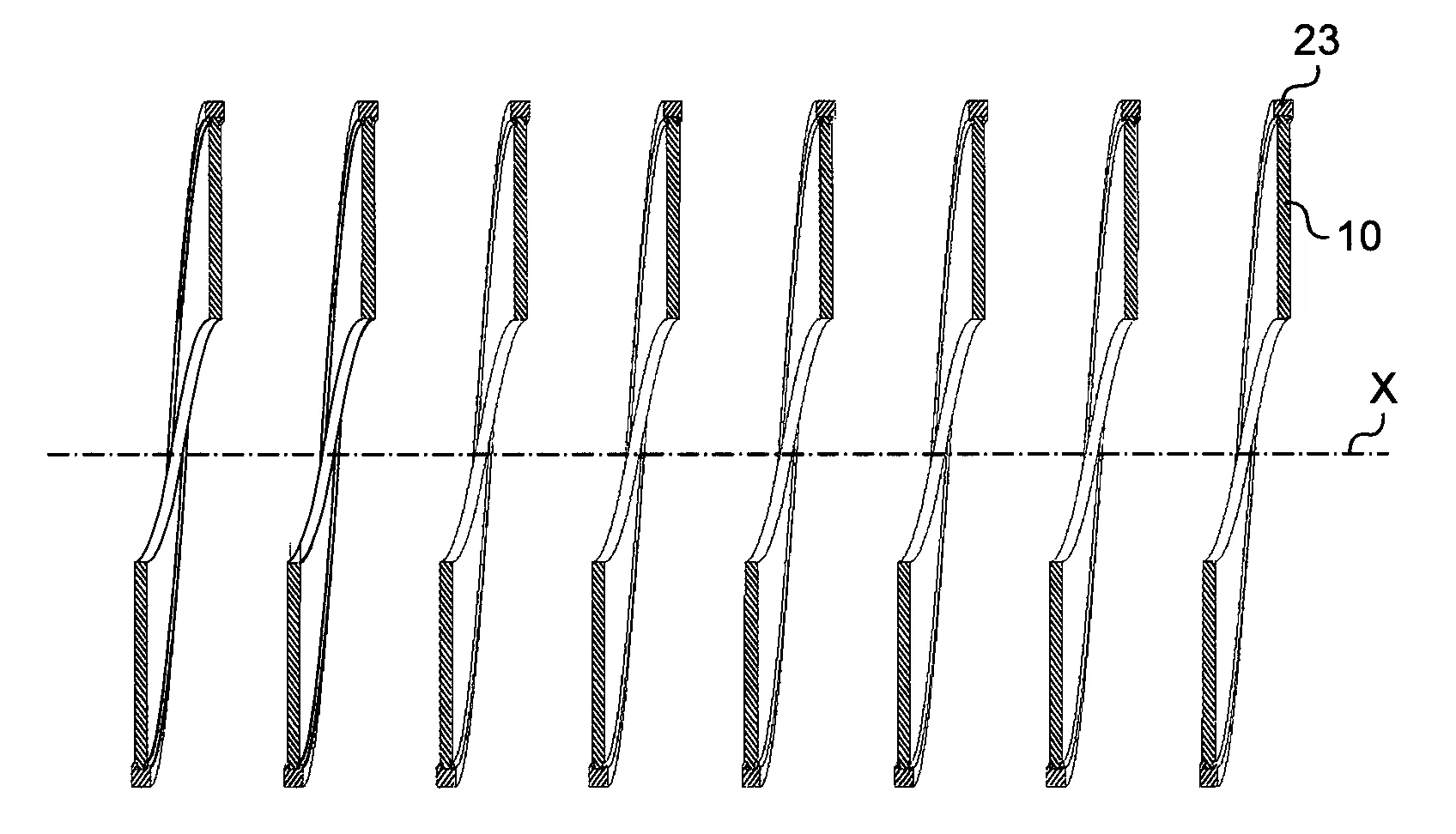 Dispositif de traitement thermique a vis comprenant une bande electriquement isolante