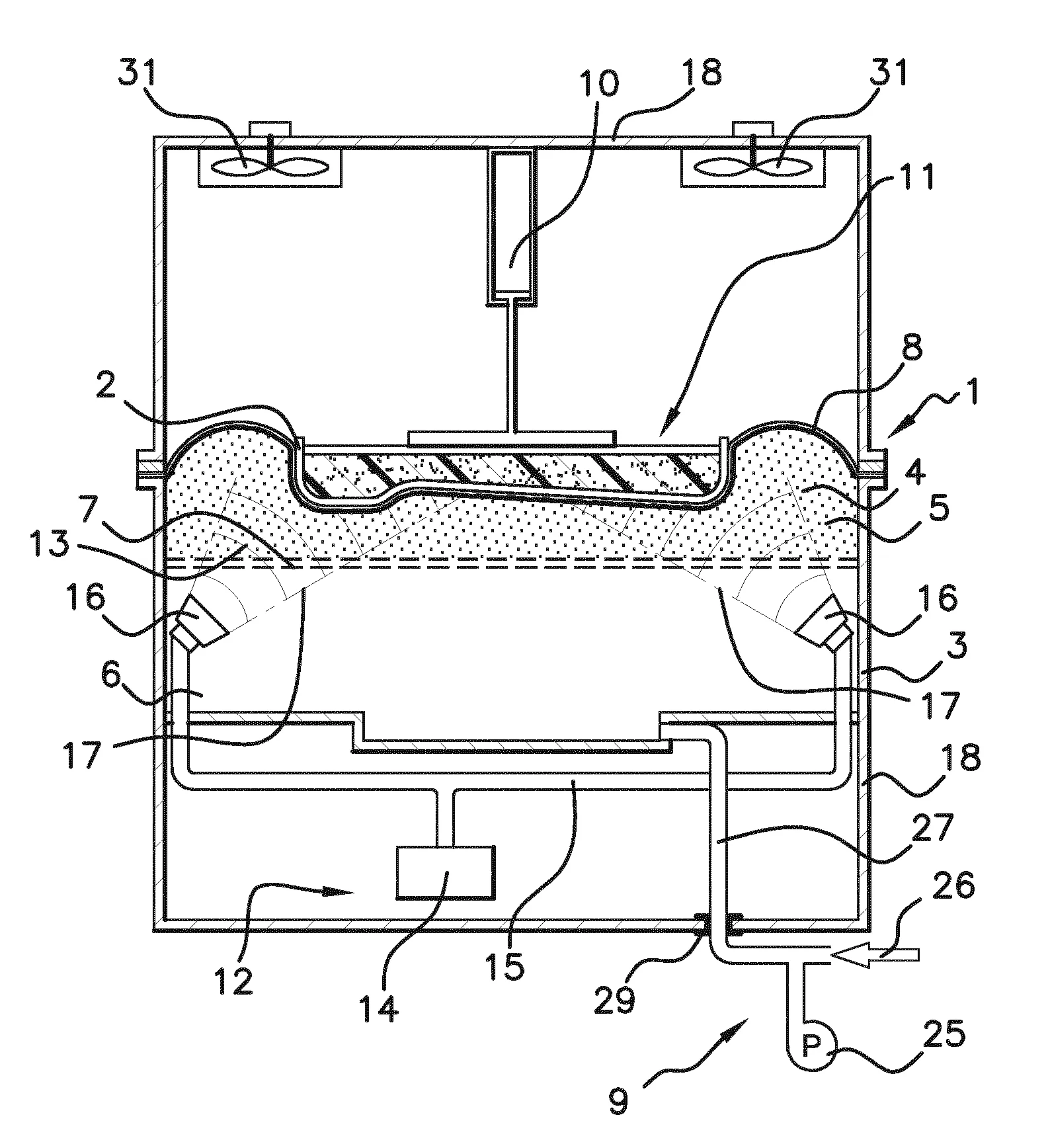 Procede et machine de collage a ondes electromagnetiques d'un revetement souple sur un support et garniture ainsi obtenue