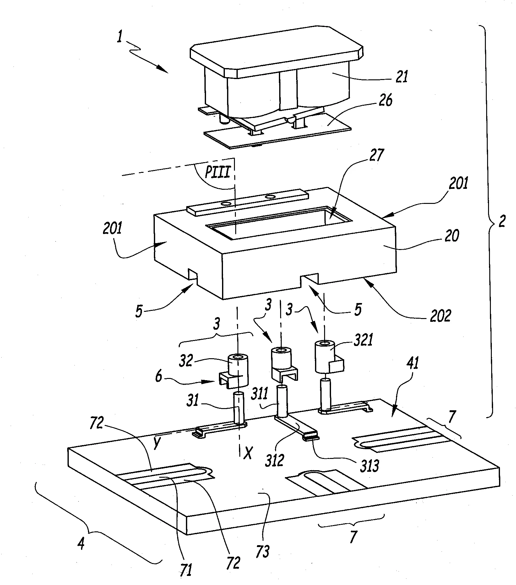 Ensemble comprenant un composant hyperfrequence et un circuit imprime