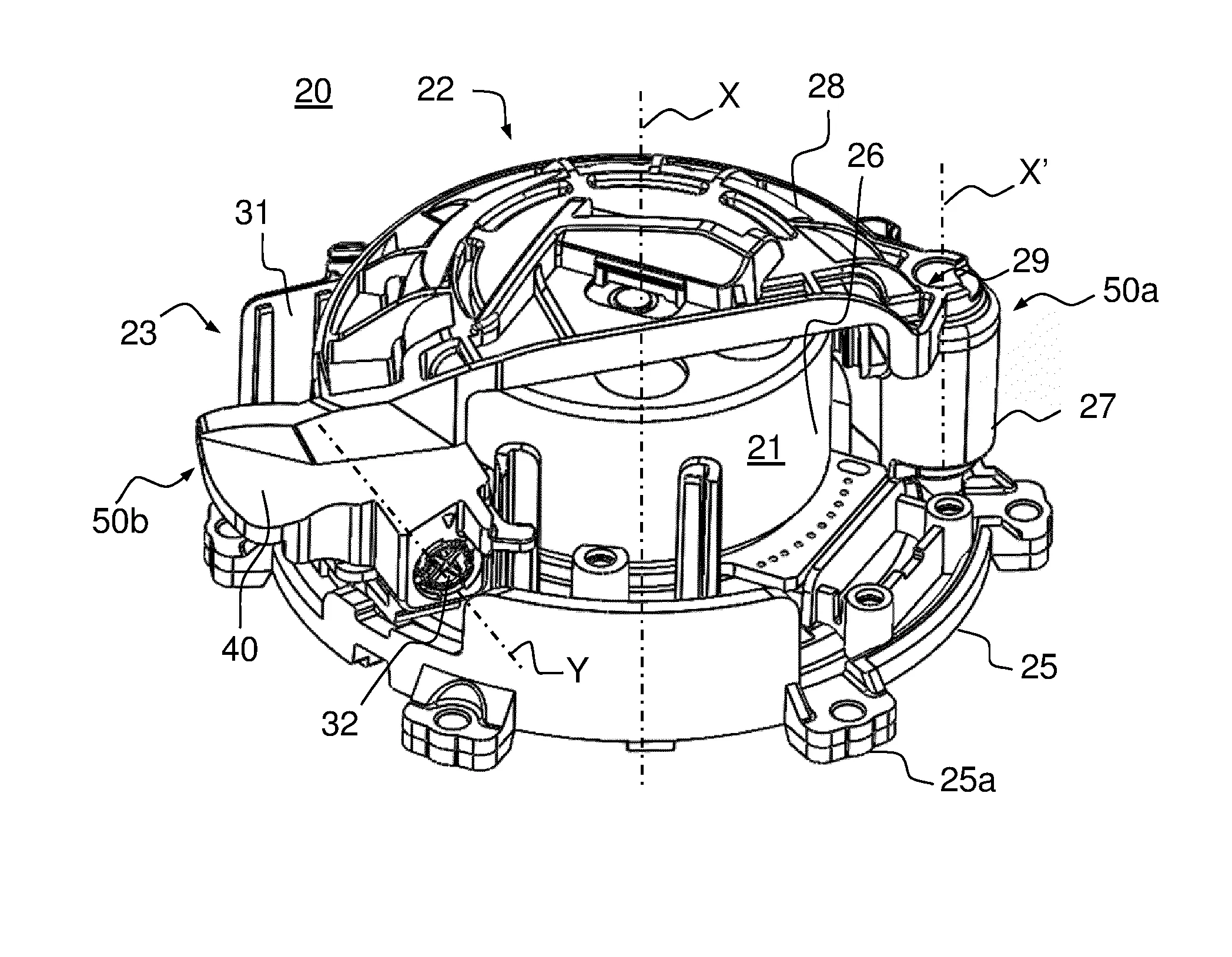 Articulation motorisee securisee destinee a equiper un robot a caractere humanoide