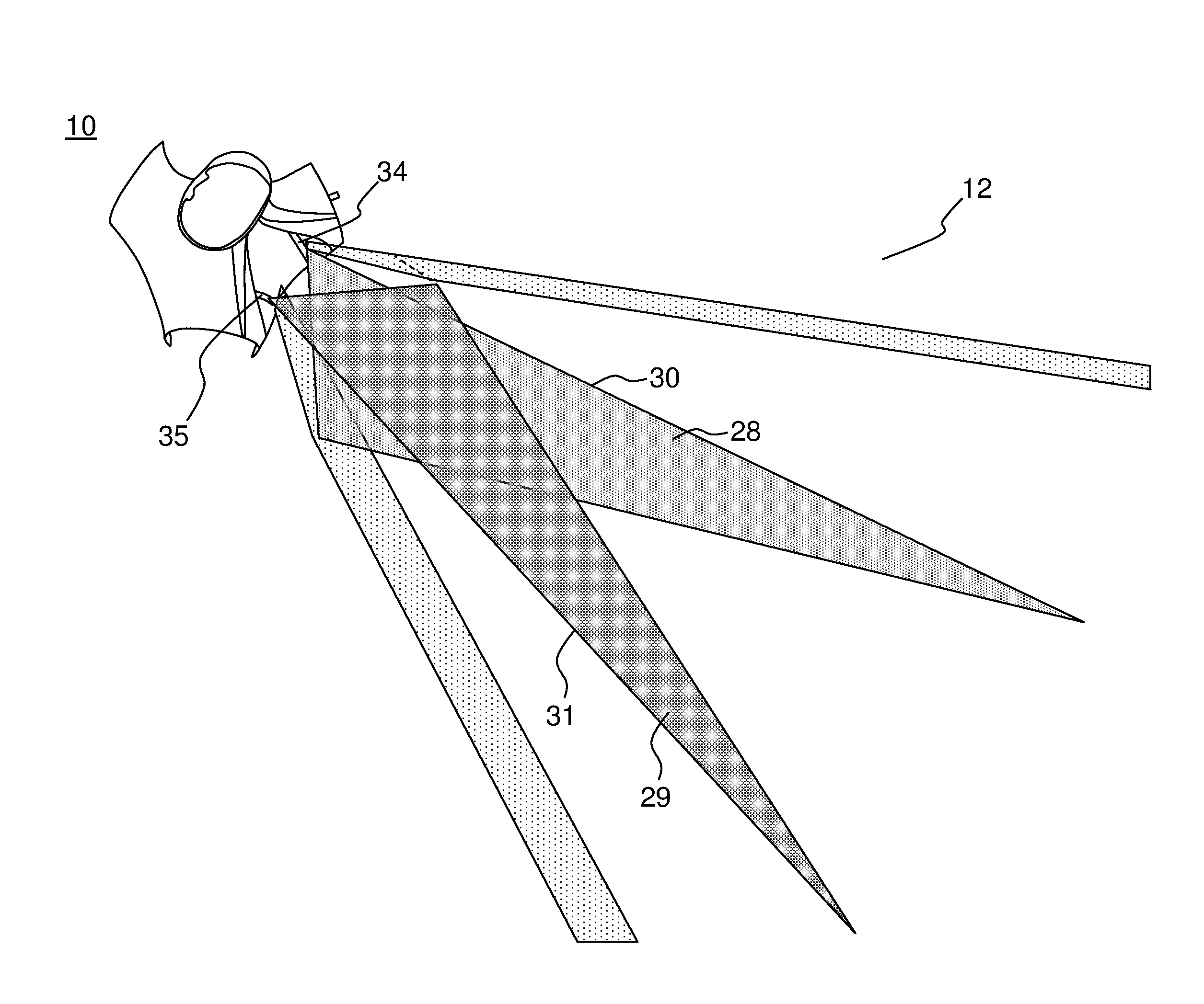 Dispositif de detection a plans croises d'un obstacle et procede de detection mettant en oeuvre un tel dispositif