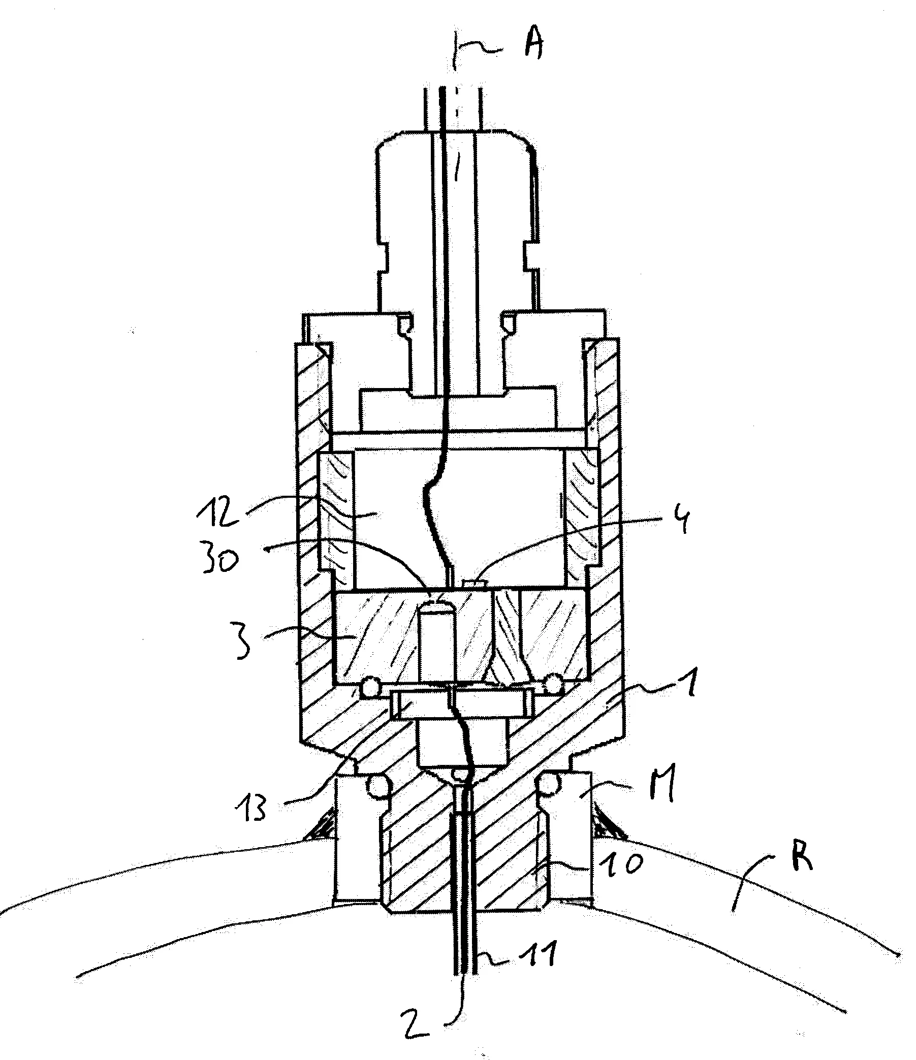 Dispositif de mesure de pression et de temperature