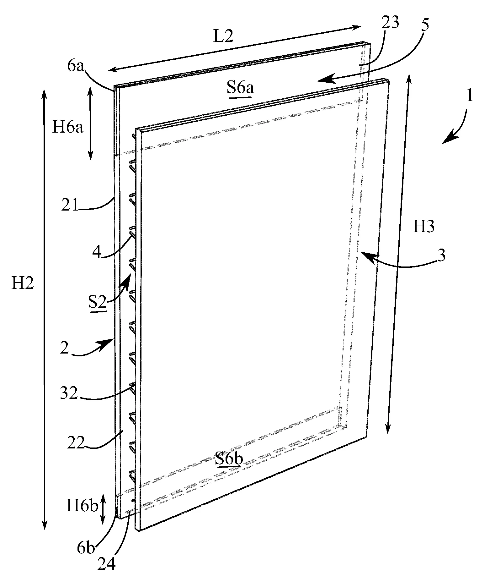 Mur a coffrage integre a rupture thermique, procede de construction d'un batiment a partir dudit mur, et batiment obtenu