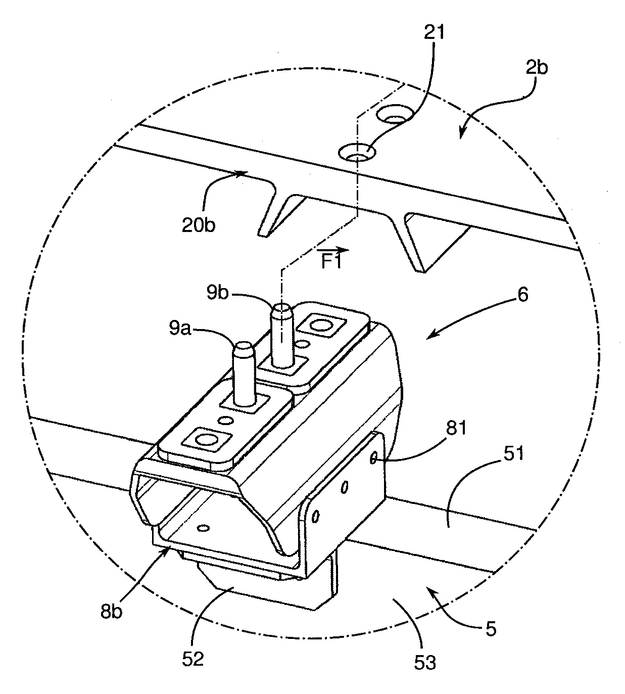 Procede et attache de liaison de panneaux d'un plancher de vehicule, assemblage de plancher et vehicule comportant un tel assemblage