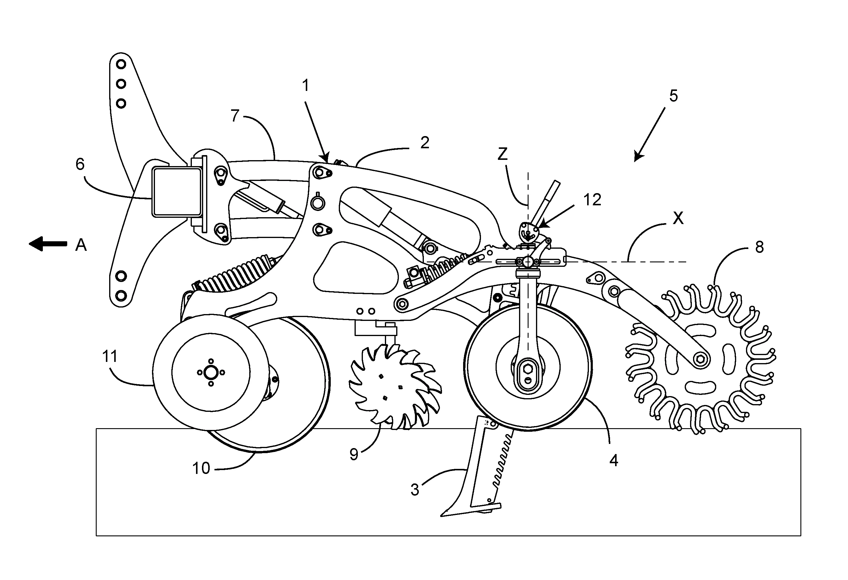Module de travail du sol avec un disque deflecteur muni d'un moyen de reglage perfectionne et machine agricole presentant au moins un module selon l'invention