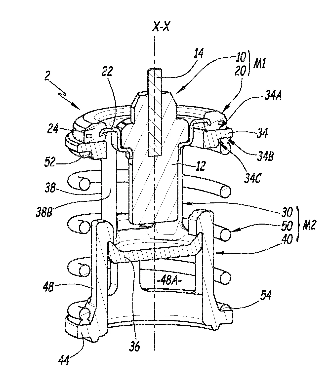 Dispositif thermostatique de regulation de la circulation d'un fluide, ainsi que vanne thermostatique comprenant un tel dispositif
