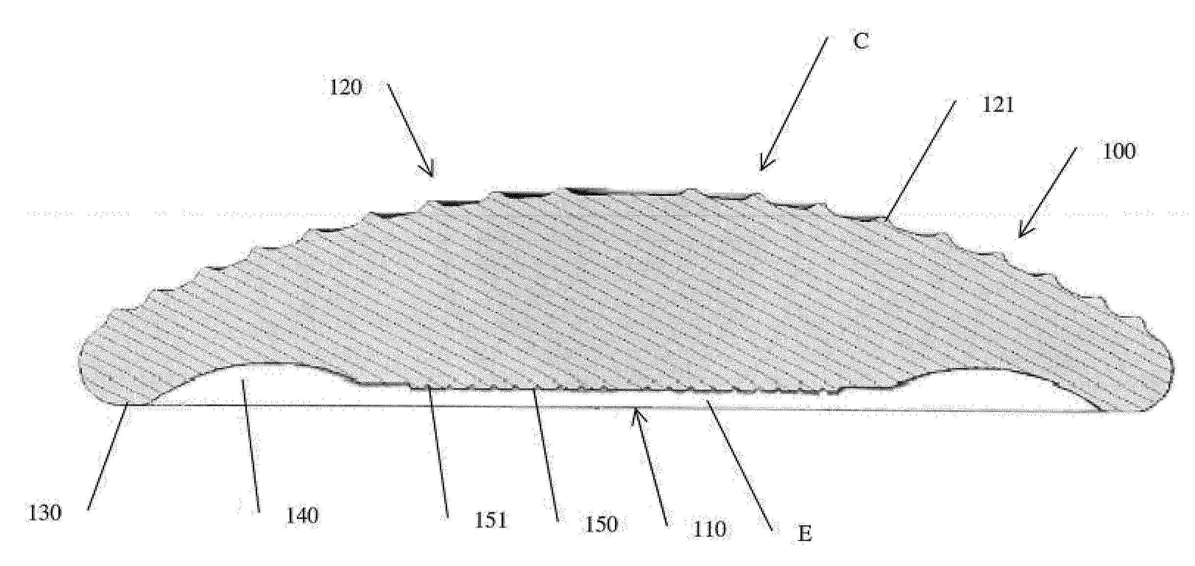 Clou podotactile sans tige et son procede de fabrication
