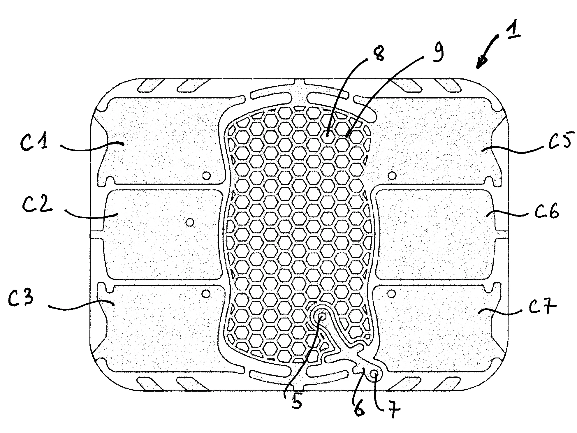 Module eletronique de taille reduite pour carte a puce