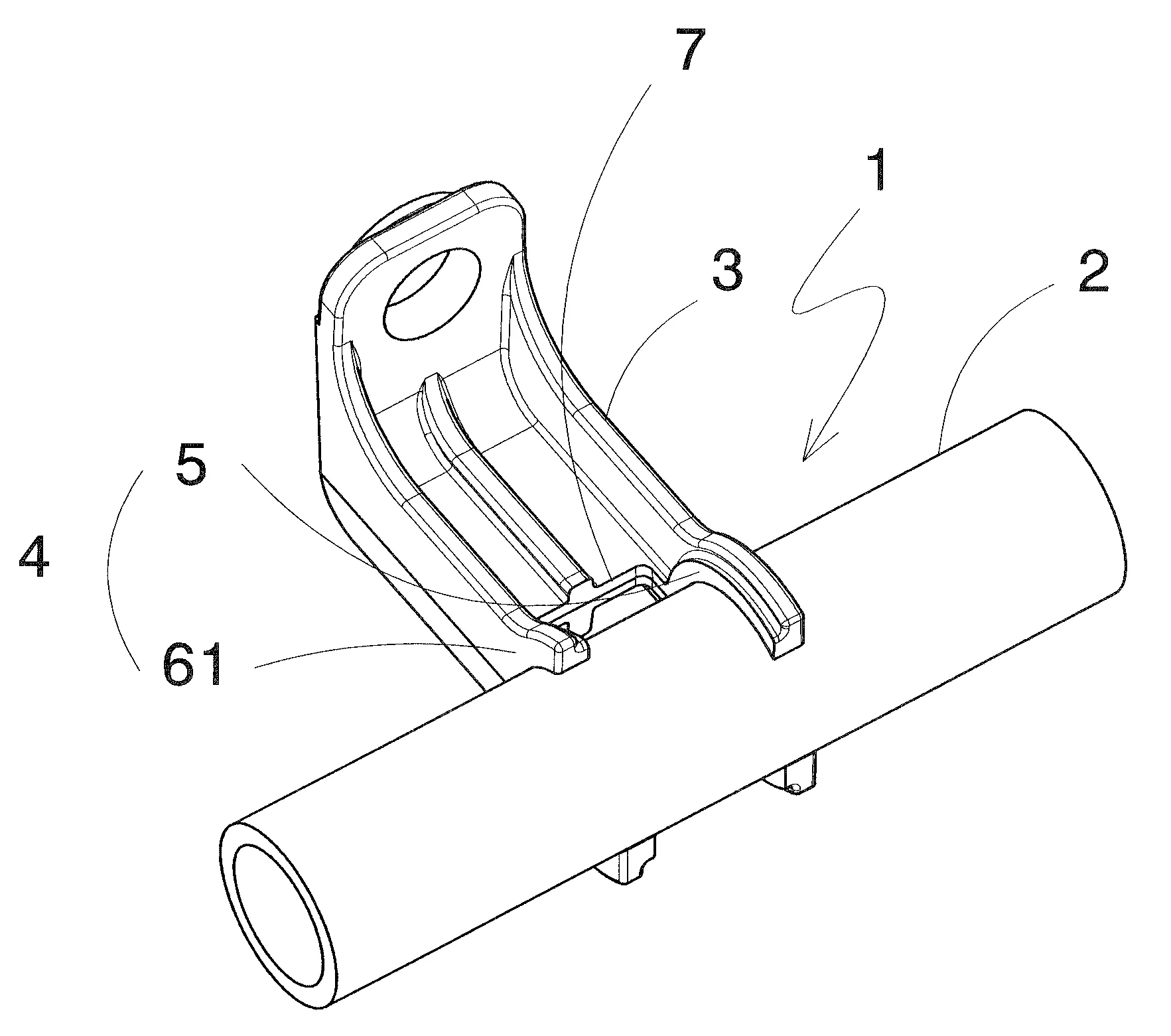 Ensemble tubulaire thermoplastique comportant un element fonctionnel surmoule et son procede de fabrication
