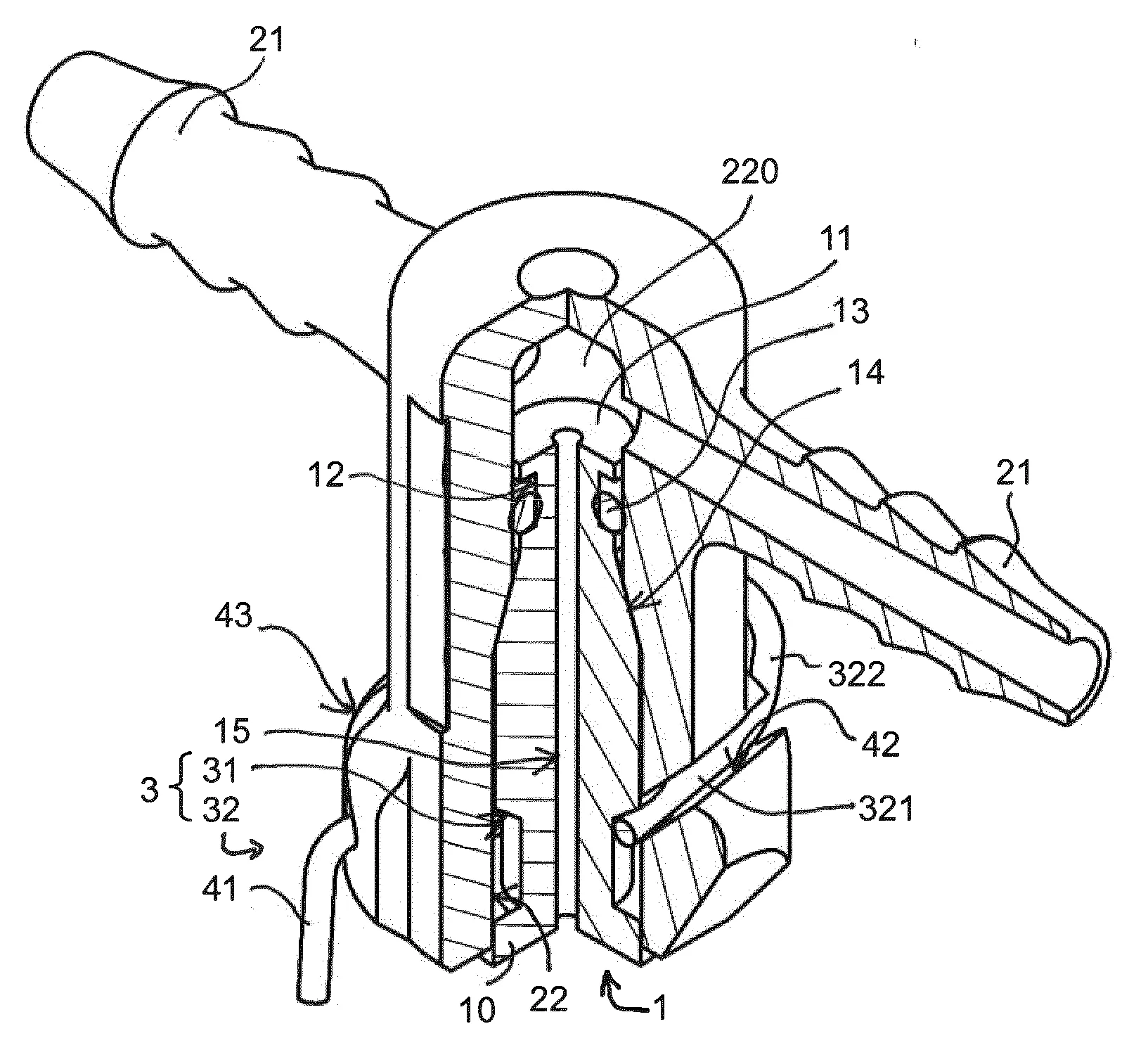 Douille et systeme de connexion fluidique