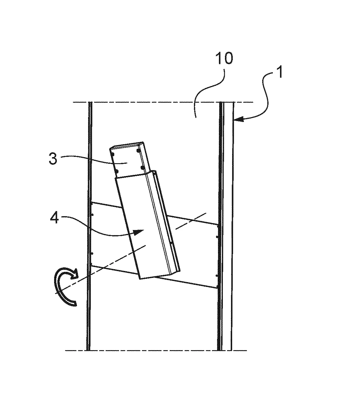 Appareil de chauffage a interface homme-machine embarquee reversible lateralement