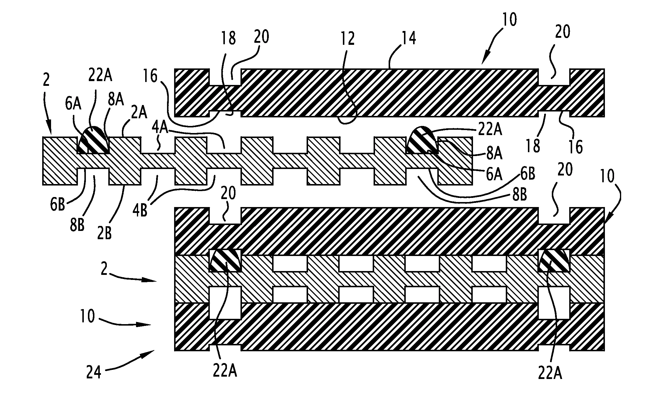 Procede de fabrication de joints sur des composants de reacteur electrochimique et plaque de moulage correspondante