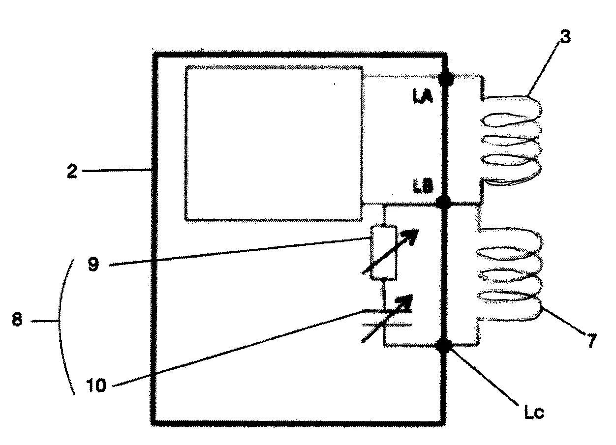 Composant microelectronique pour carte a puce a fonctionnement sans contact